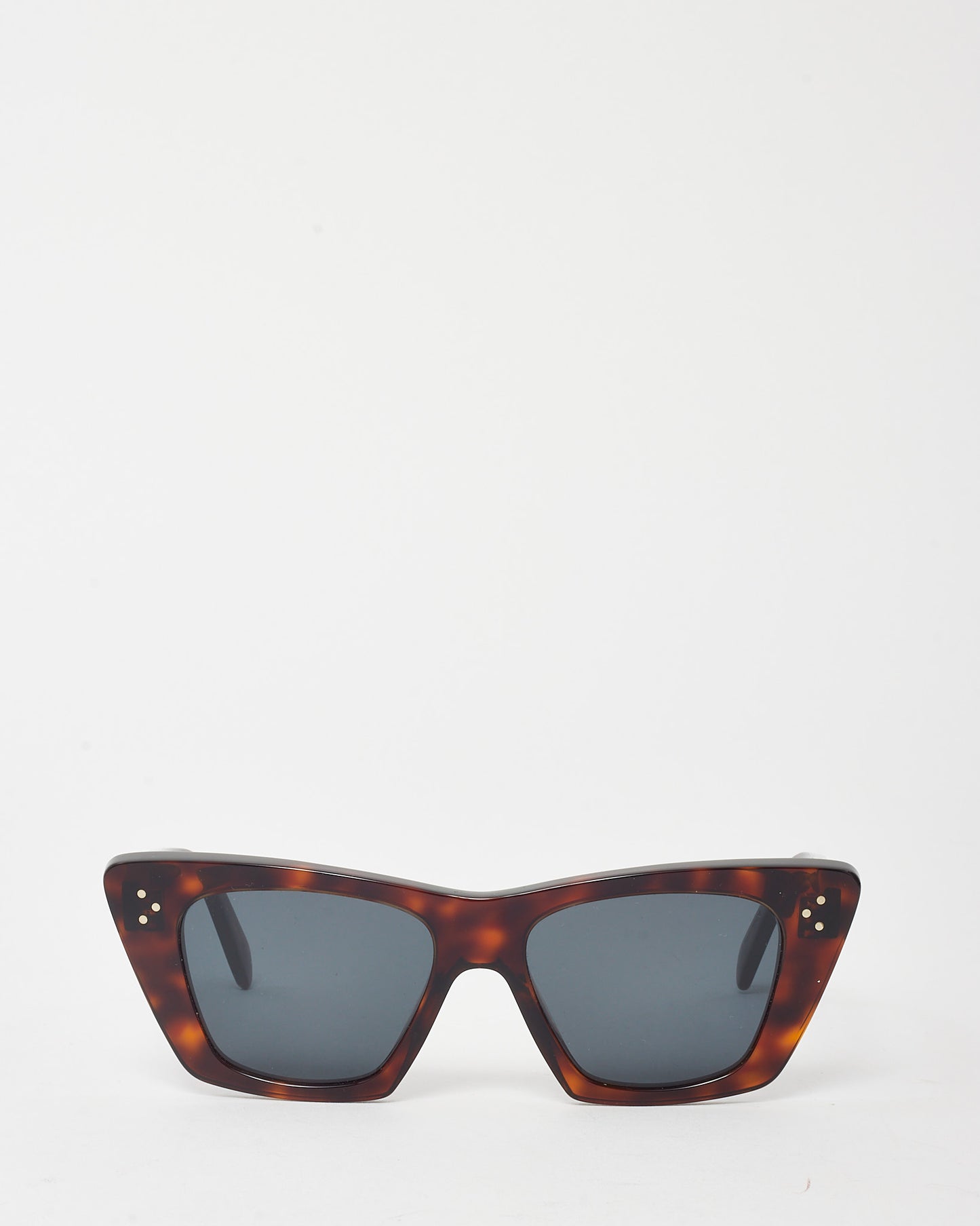 Celine Brown Acetate CL401871 Cat Eye Sunglasses