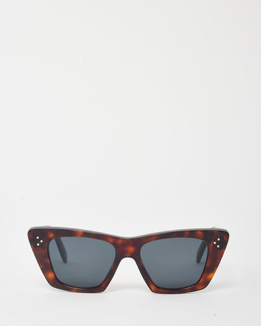 Celine Brown Acetate CL401871 Cat Eye Sunglasses