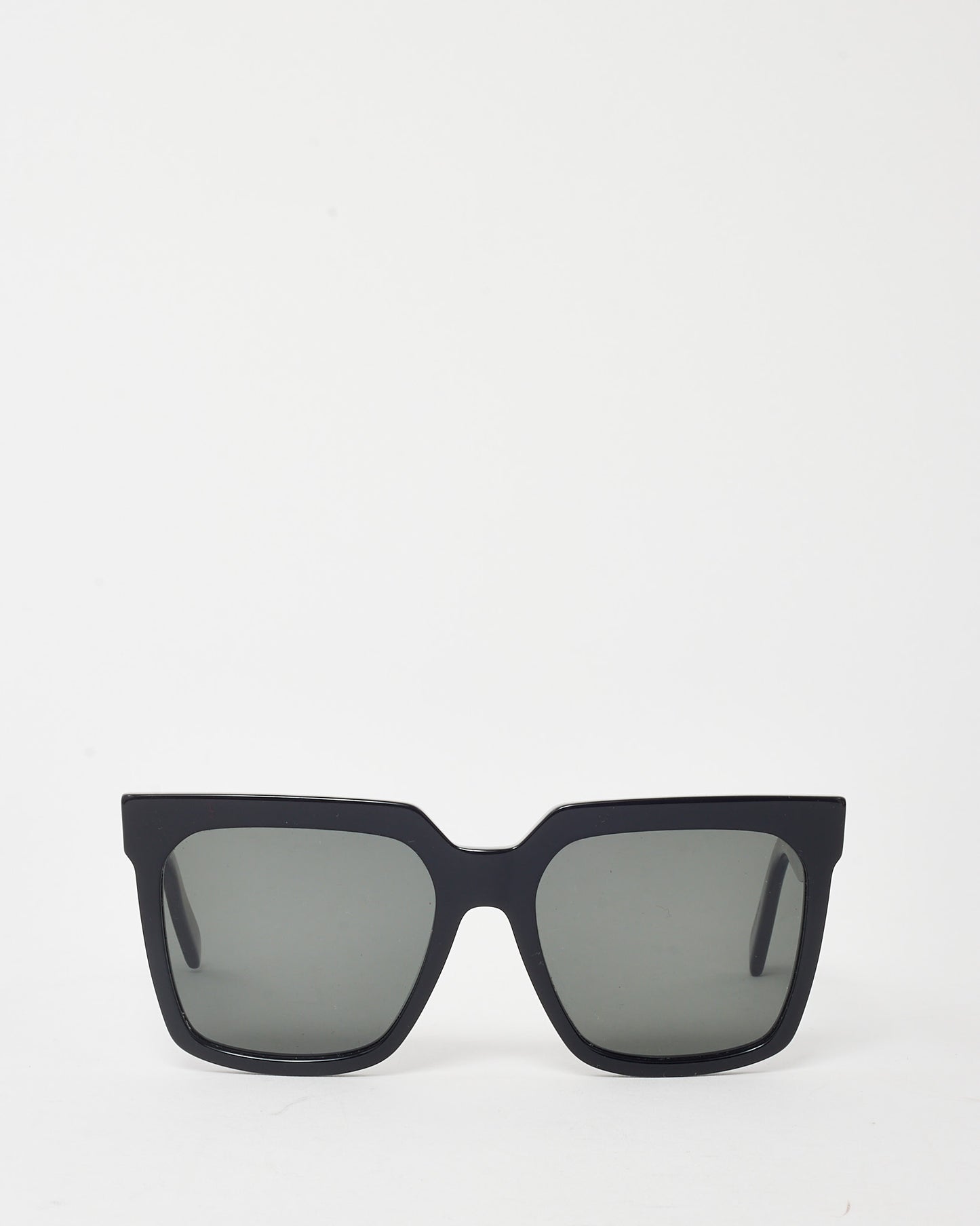 Celine Black Acetate Oversized Rectangular CL4055 Sunglasses
