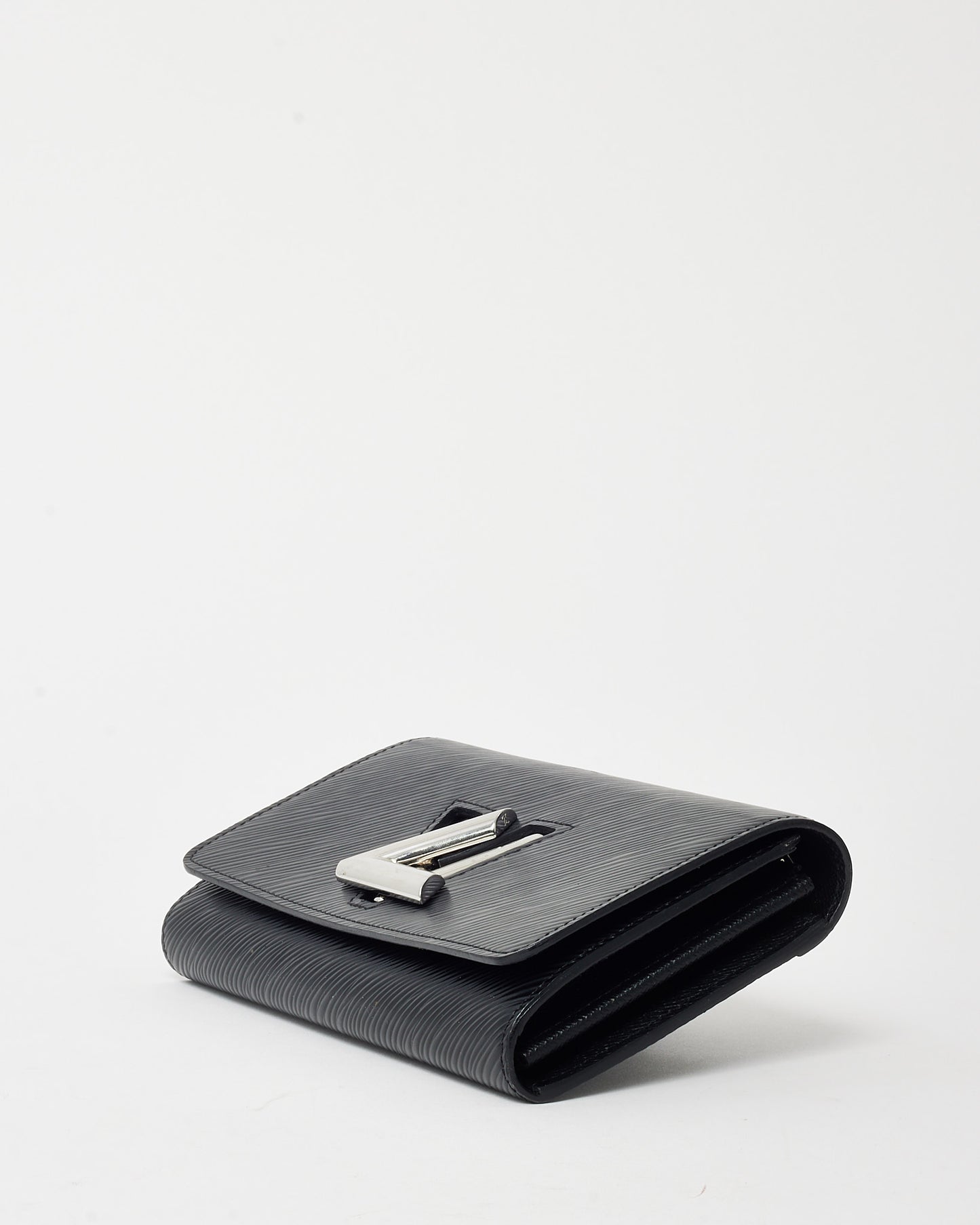 Louis Vuitton Black Epi Leather SHW LV Twist Wallet