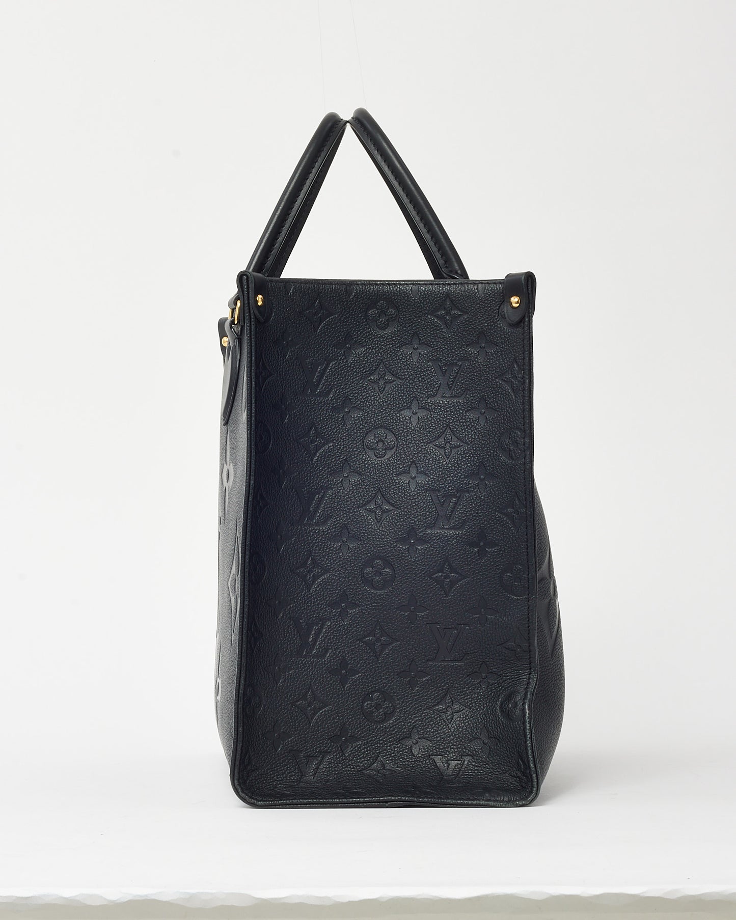 Louis Vuitton Black Monogram Empreinte Leather OnTheGo GM Bag