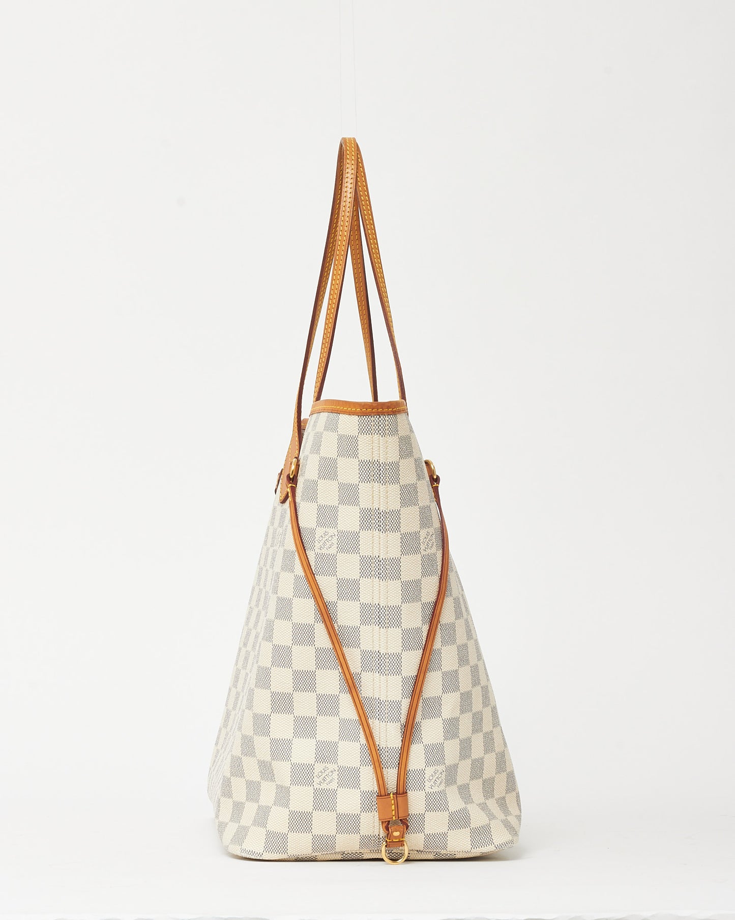 Louis Vuitton Damier Azur Coated Canvas Neverfull GM Bag with No Pouch
