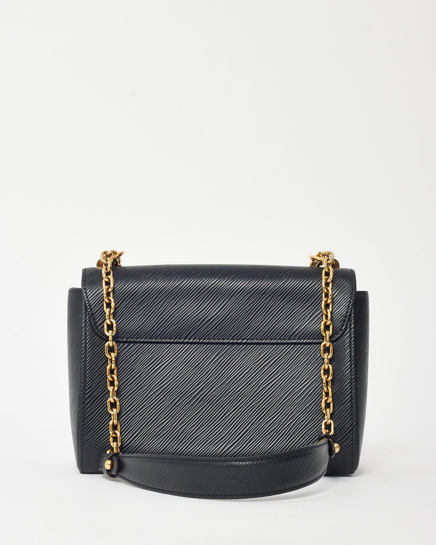 Louis Vuitton Black Epi Leather Twist MM Shoulder Bag GHW