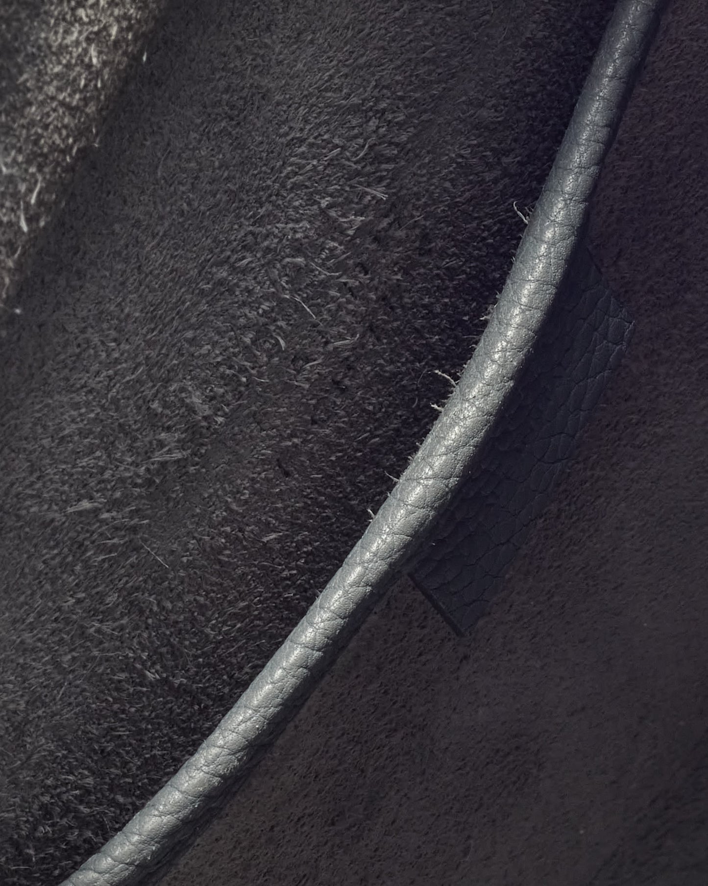 Celine Grey Drummed Leather Nano Luggage Bag with Strap