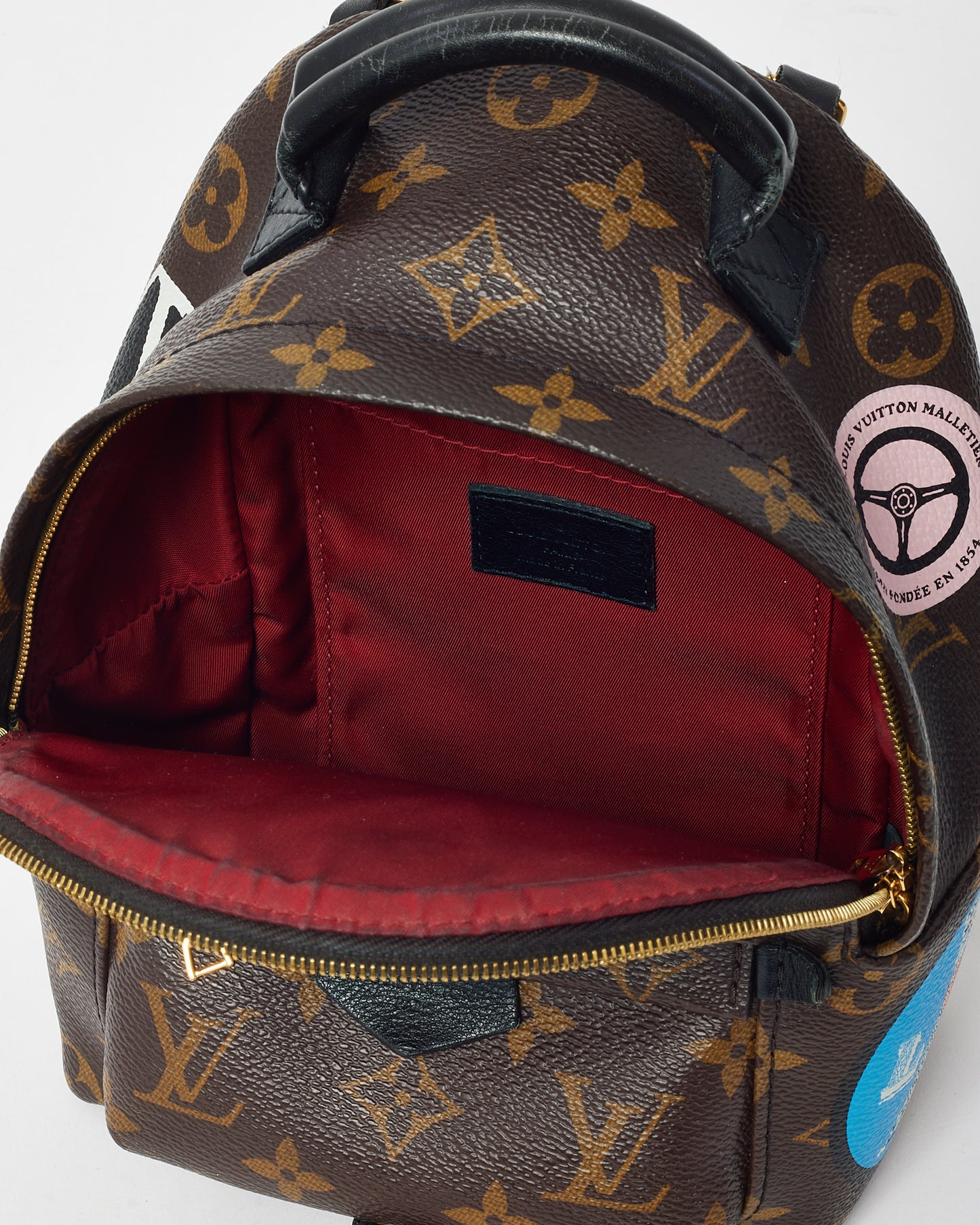 Louis Vuitton Monogram Canvas Limited Edition Worldwide Palm Springs Mini Backpack