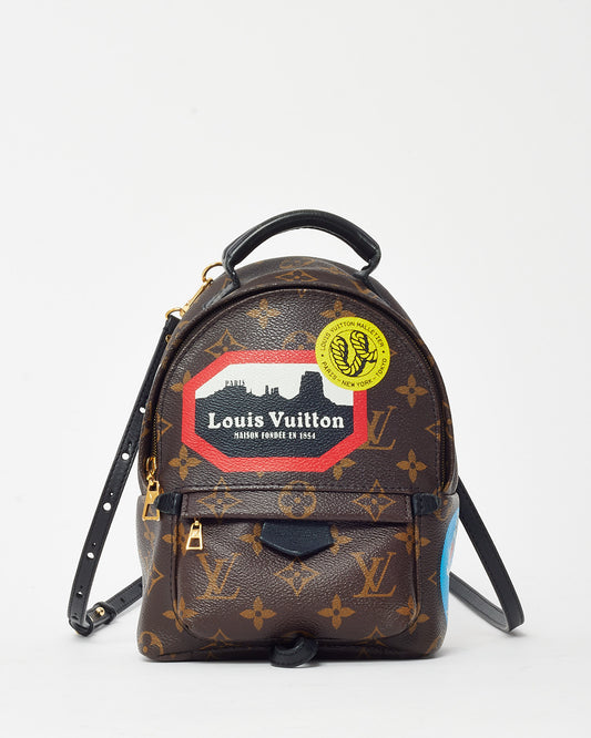 Louis Vuitton Monogram Canvas Limited Edition Worldwide Palm Springs Mini Backpack