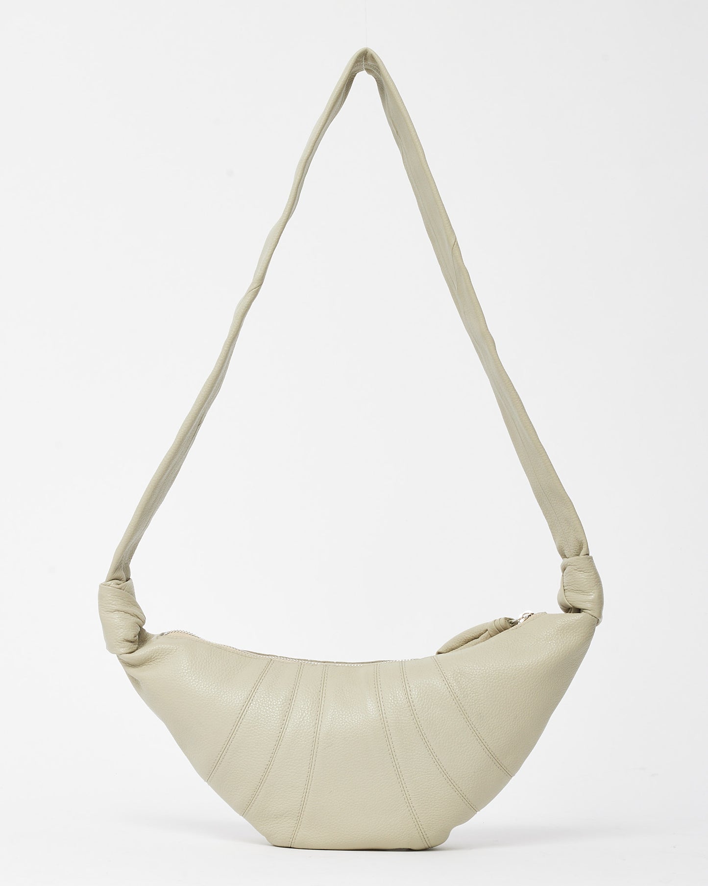 Lemaire Dusty Khaki Leather Small Croissant Bag