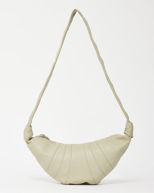 Lemaire Dusty Khaki Leather Small Croissant Bag