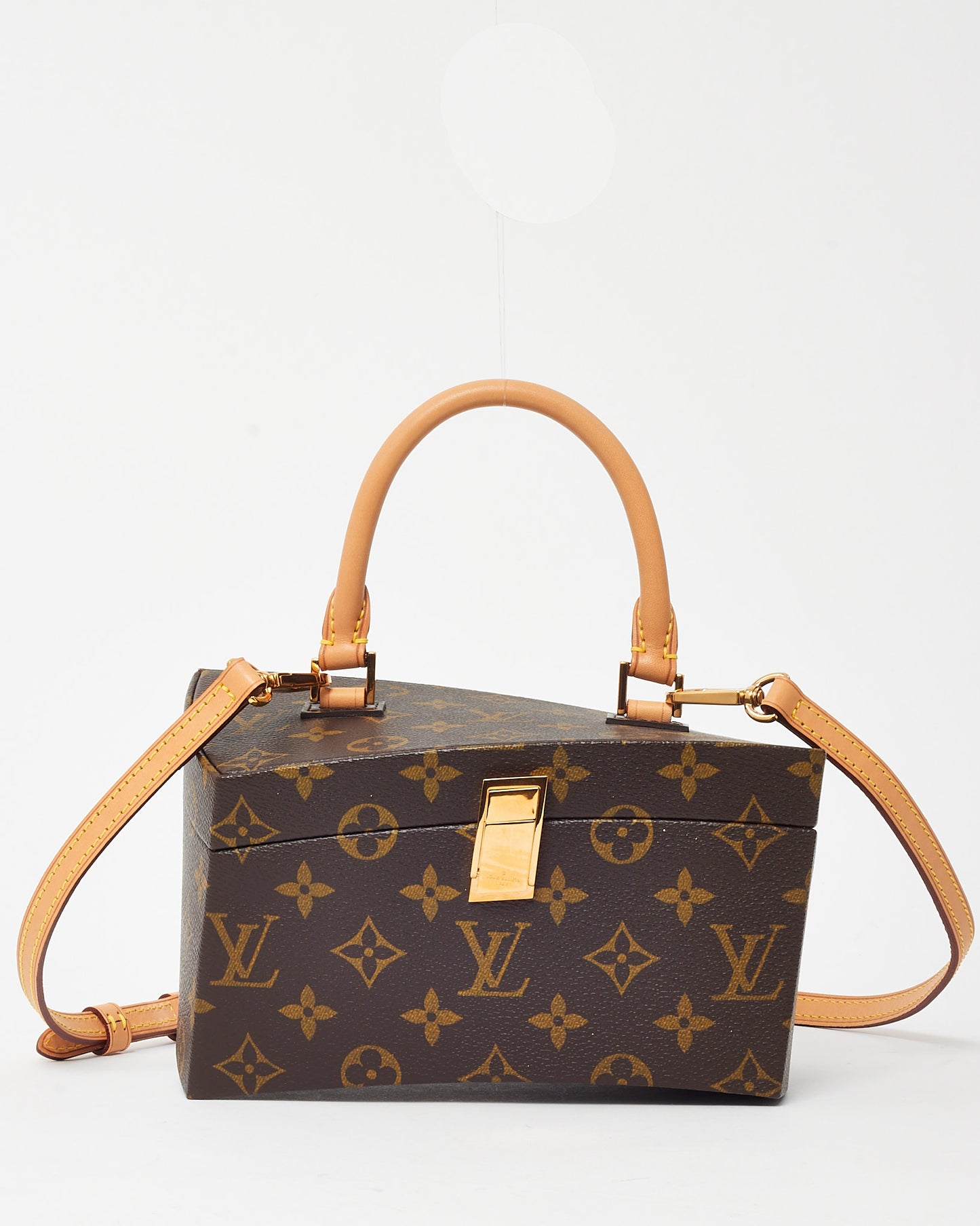Louis Vuitton x Frank Gehry Limited Edition Monogram Canvas Twisted Box Bag with Strap