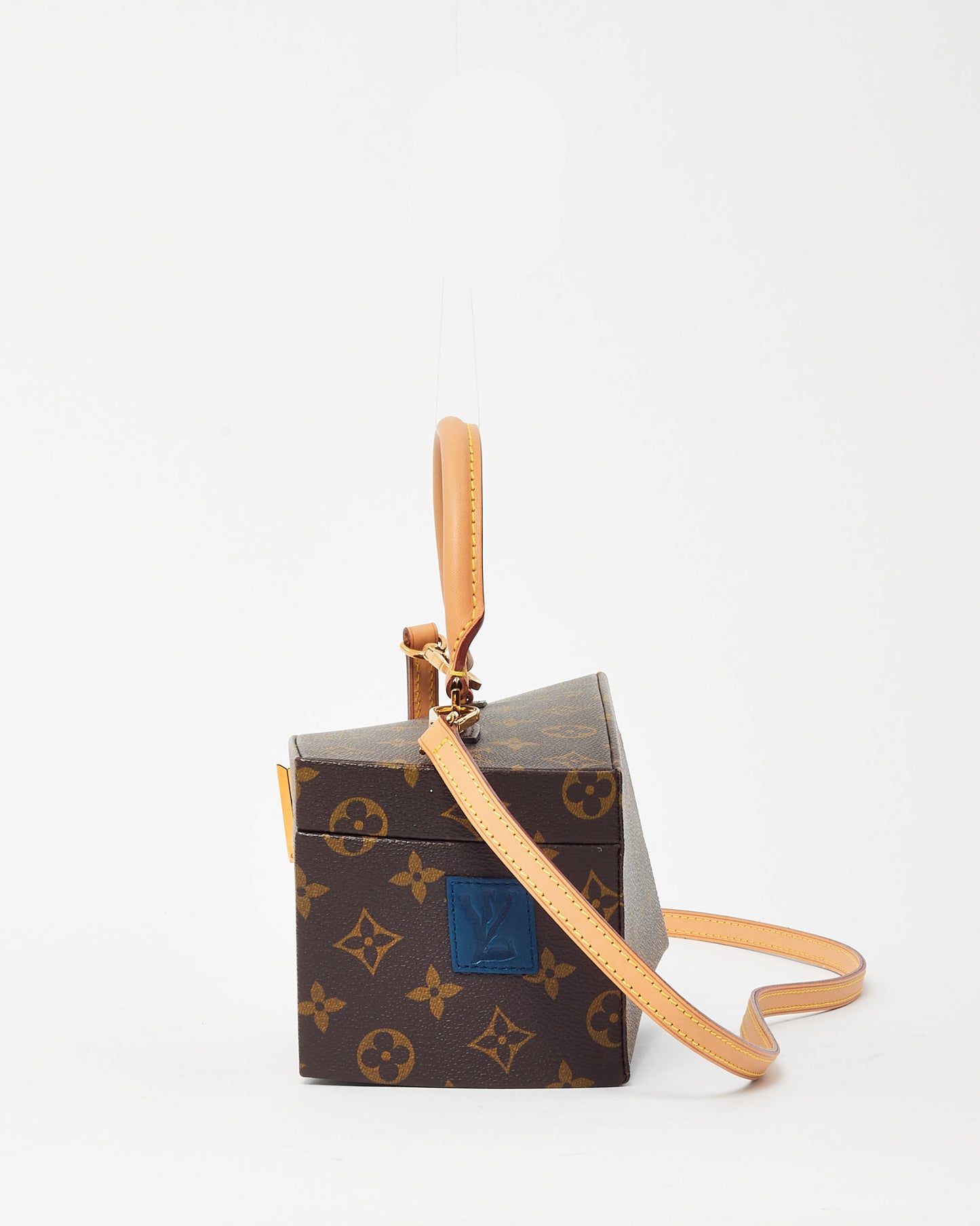Louis Vuitton x Frank Gehry Limited Edition Monogram Canvas Twisted Box Bag with Strap
