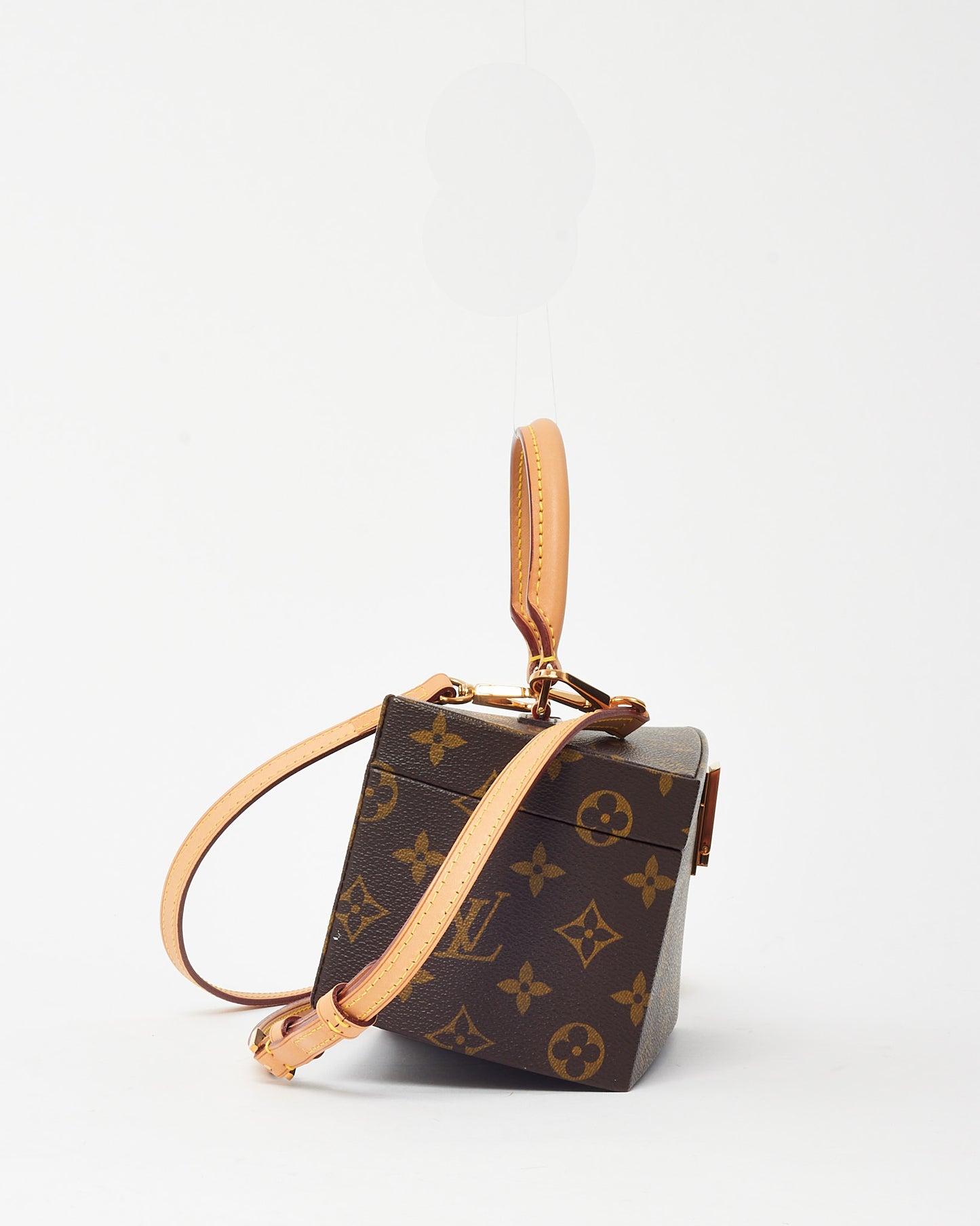 Louis Vuitton x Frank Gehry Limited Edition Monogram Canvas Twisted Box Bag with Strap