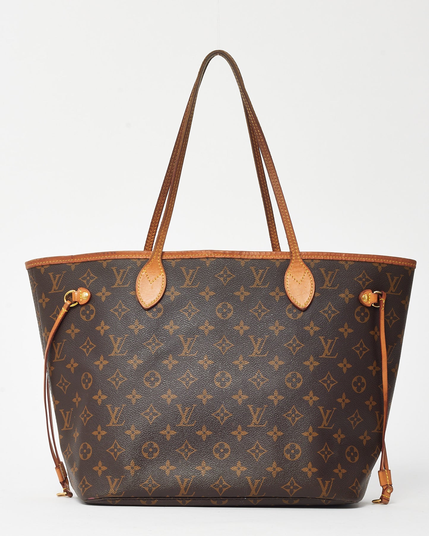 Louis Vuitton Monogram Canvas Fuchsia Interior Neverfull MM Bag with NO POUCH