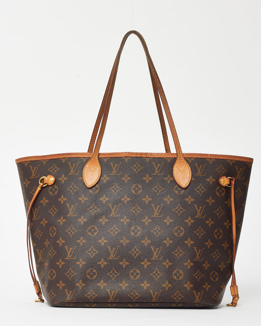 Louis Vuitton Monogram Canvas Fuchsia Interior Neverfull MM Bag with NO POUCH