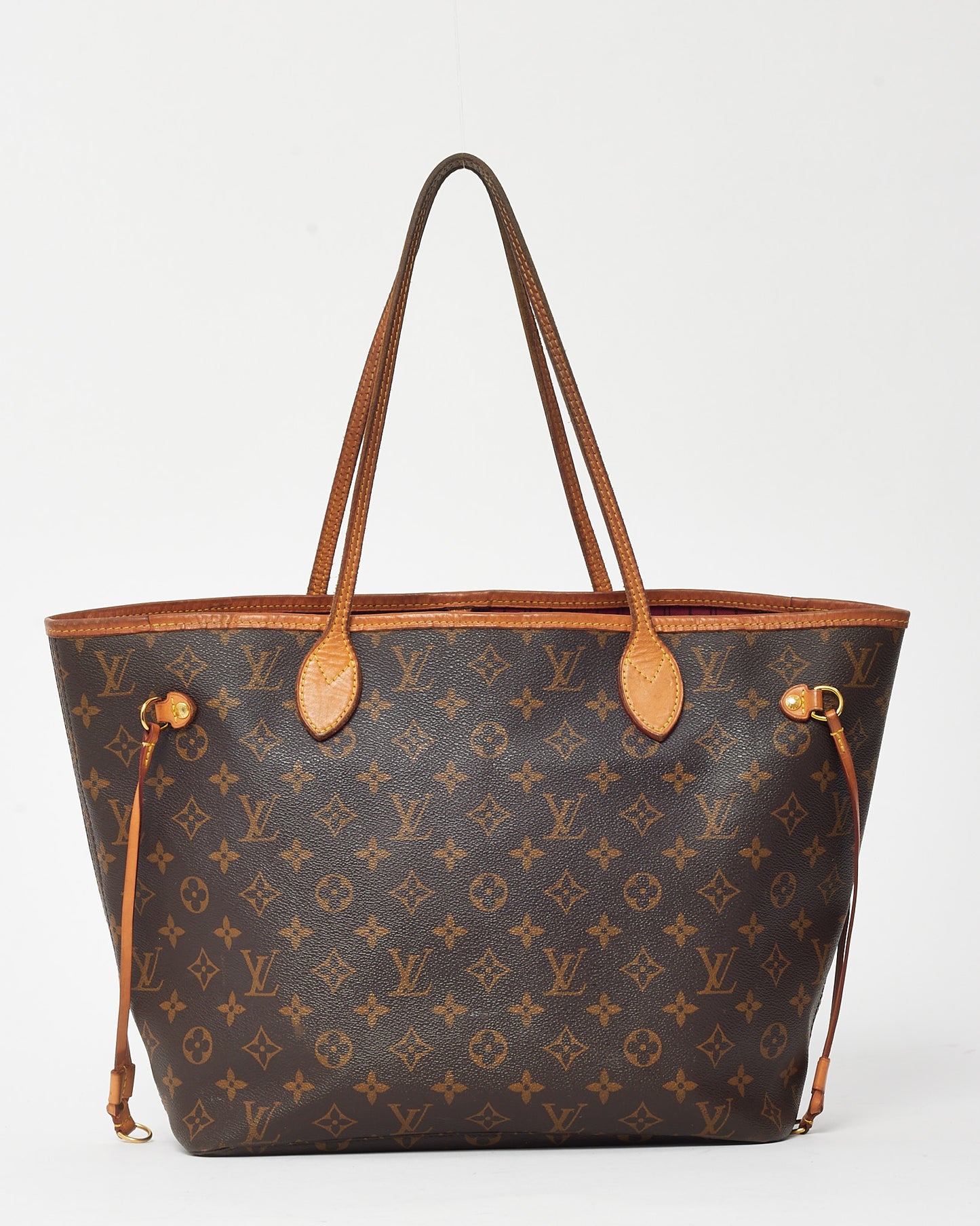 Louis Vuitton Monogram Canvas Fuchsia Interior Neverfull MM Bag with NO POUCH