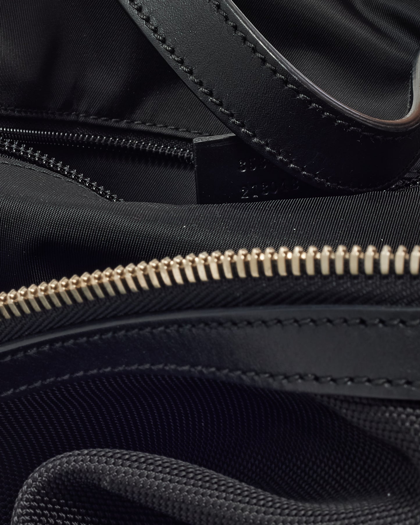 Gucci Black Web Techno Canvas Dome Duffle Bag with Strap