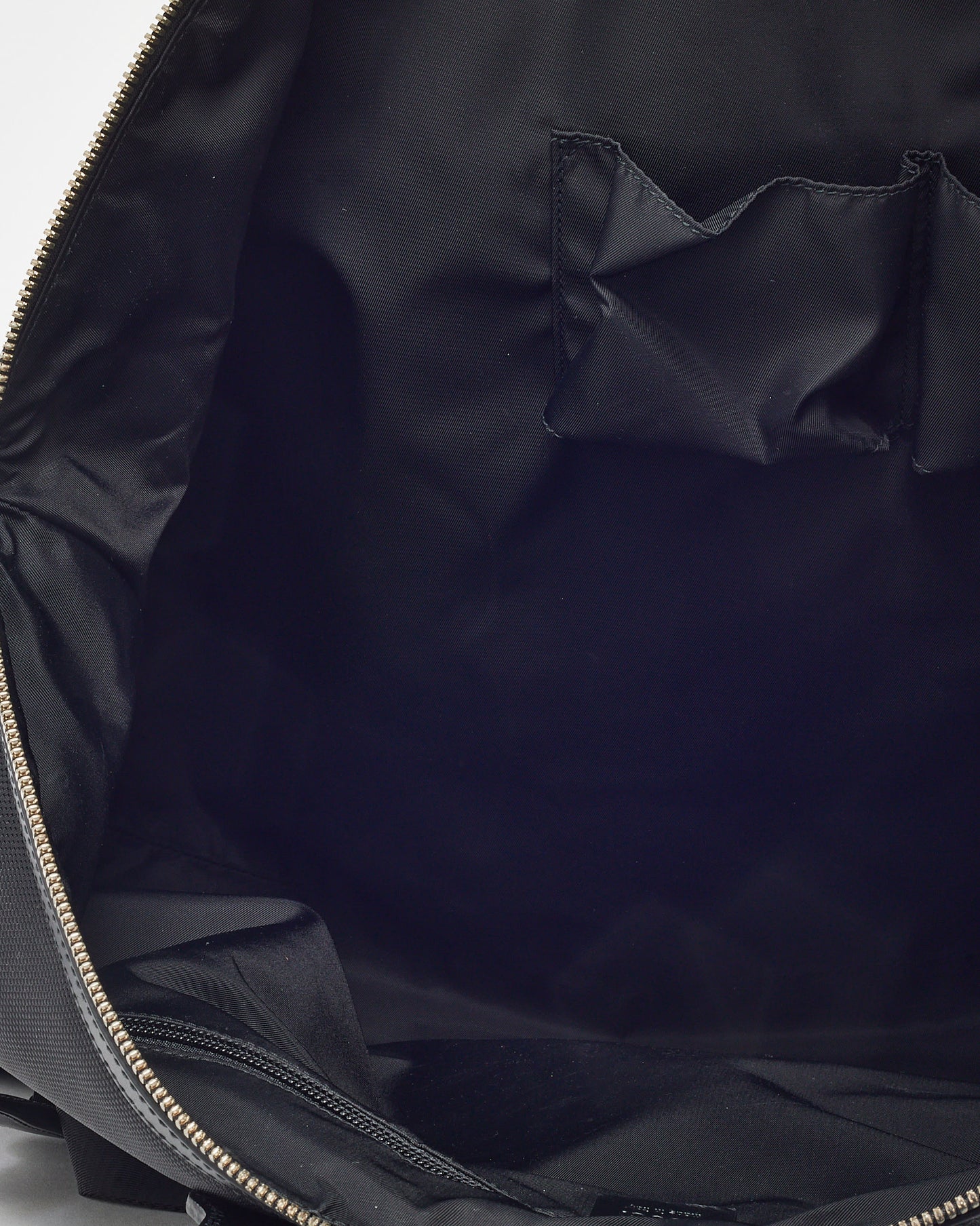 Gucci Black Web Techno Canvas Dome Duffle Bag with Strap