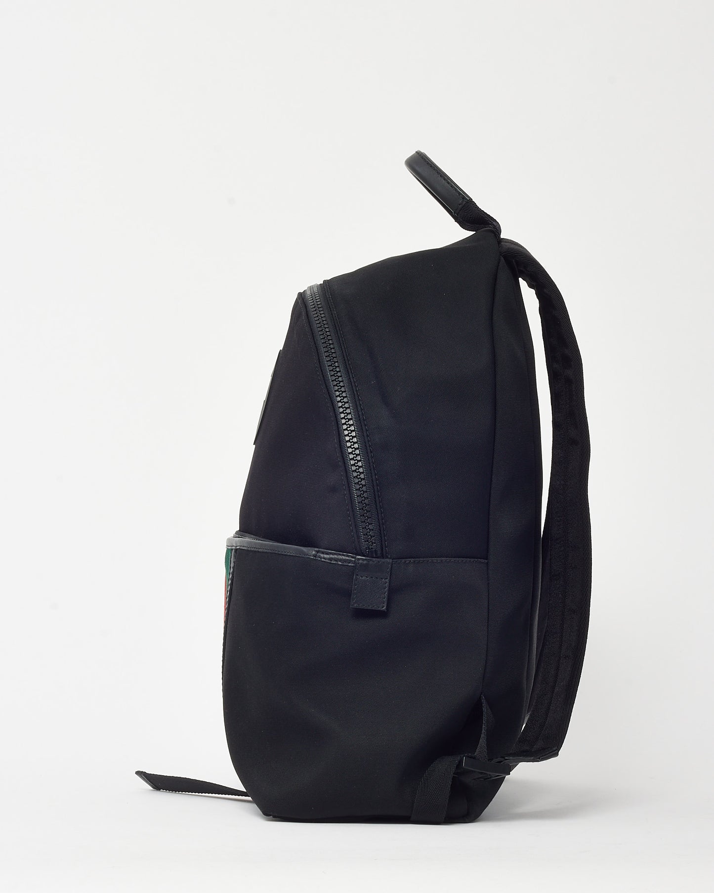 Gucci Black Techno Canvas Web Parana GG Logo Backpack