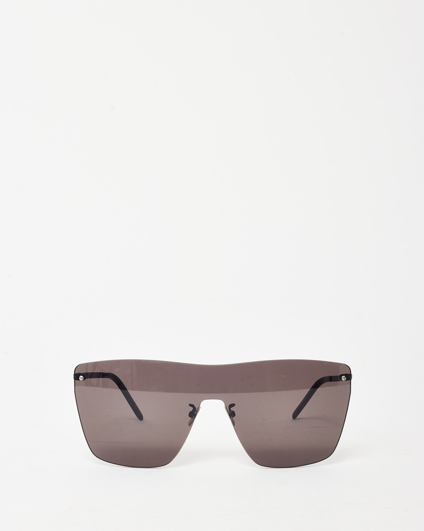 Saint Laurent Black SL463 MASK Shield Sunglasses