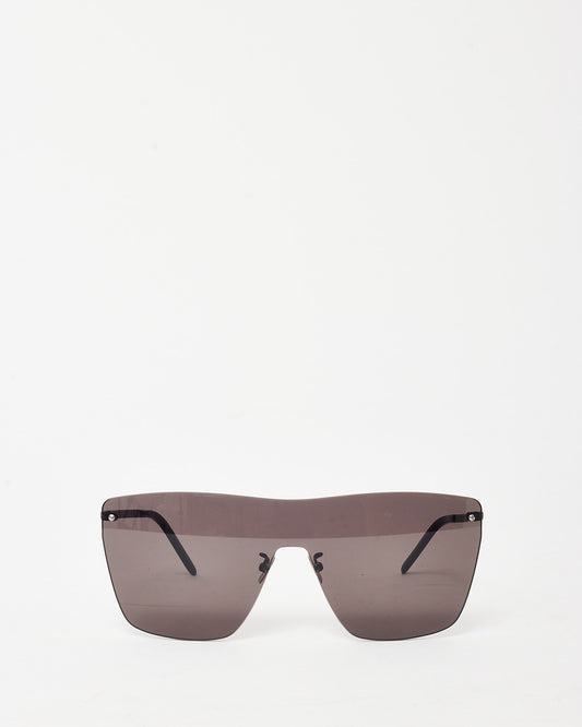 Saint Laurent Black SL463 MASK Shield Sunglasses