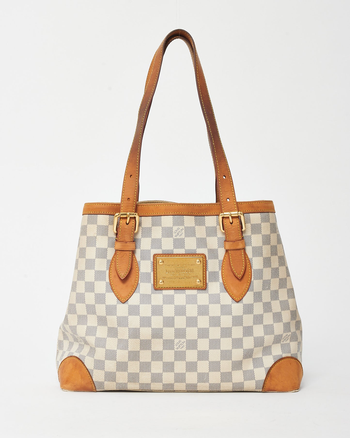 Louis Vuitton Damier Azur Canvas Hampstead MM Tote Bag