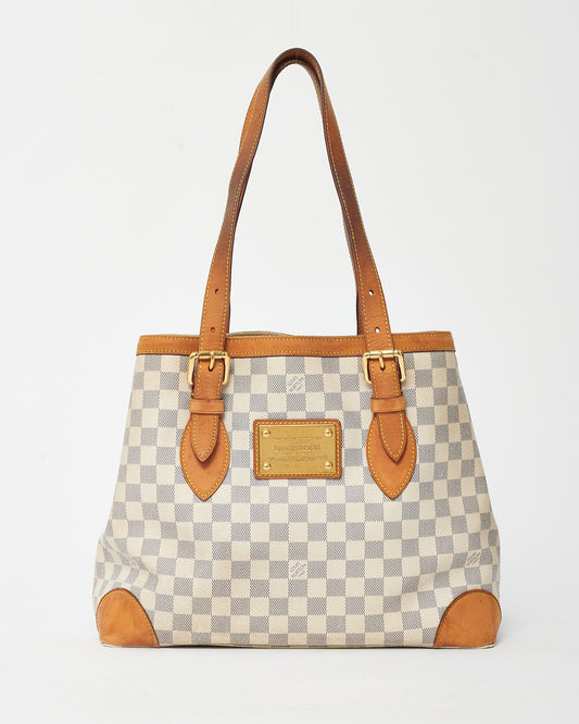 Louis Vuitton Damier Azur Canvas Hampstead MM Tote Bag