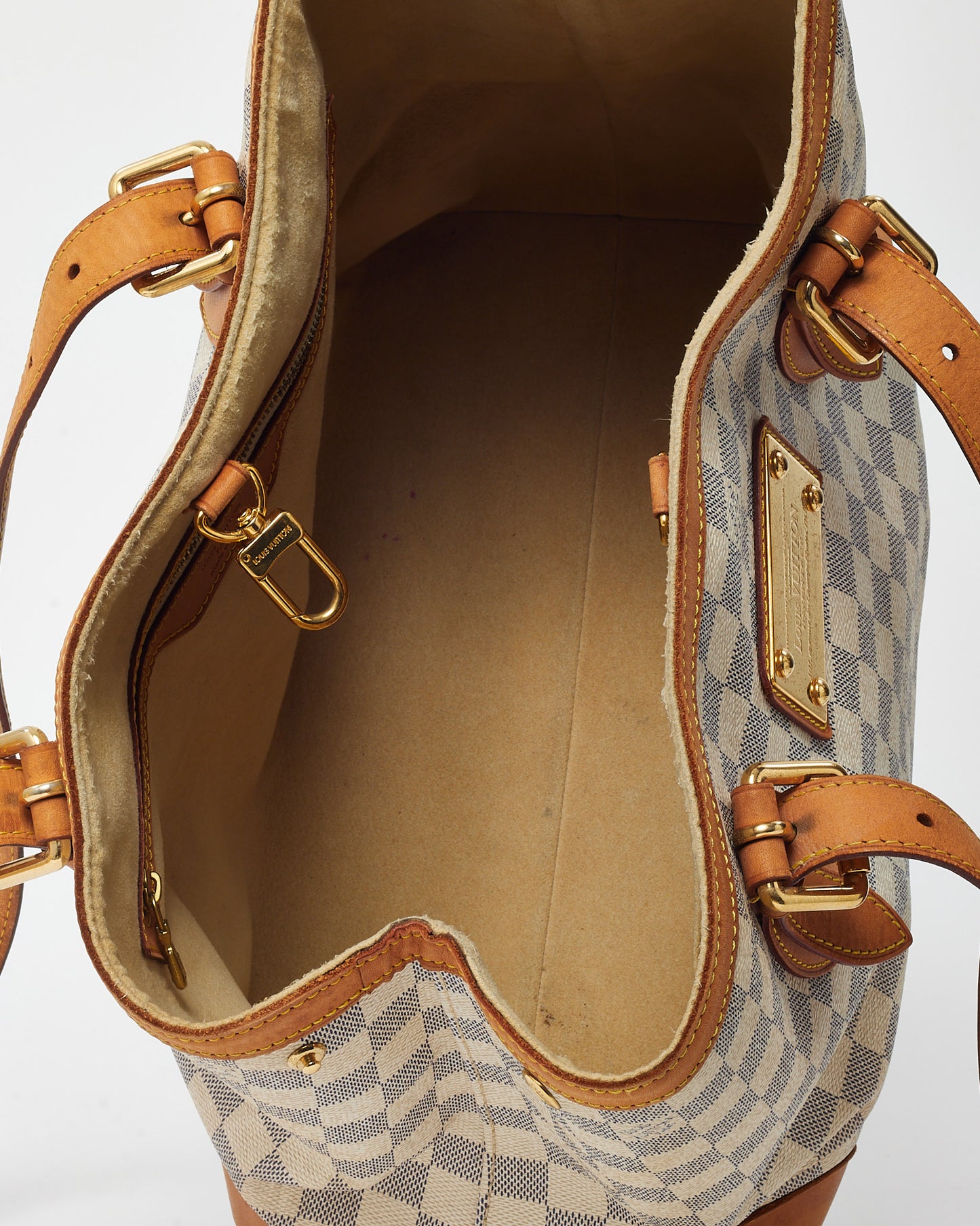 Louis Vuitton Damier Azur Canvas Hampstead MM Tote Bag