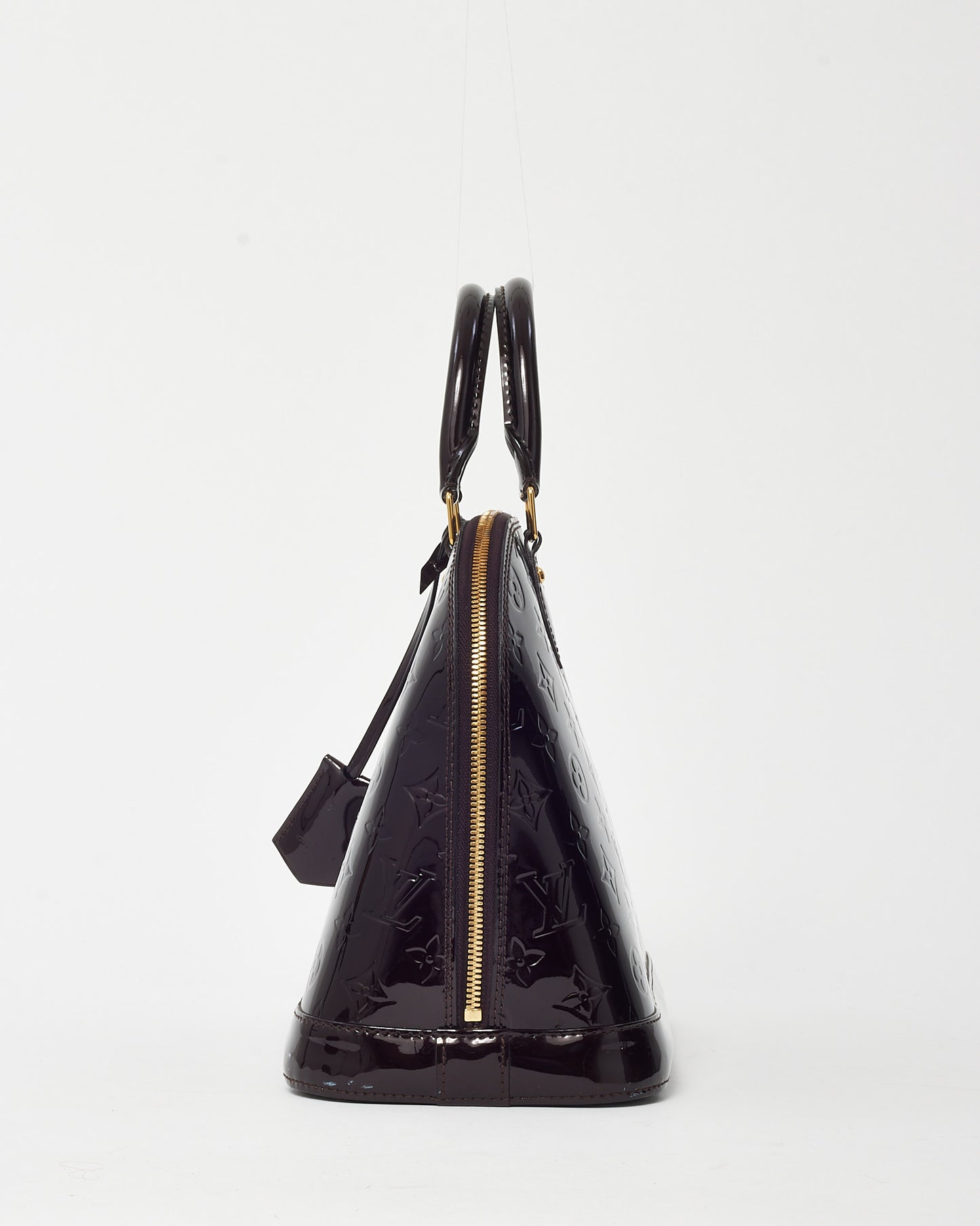 Louis Vuitton Purple Amarante Monogram Vernis Patent Leather Alma PM Bag