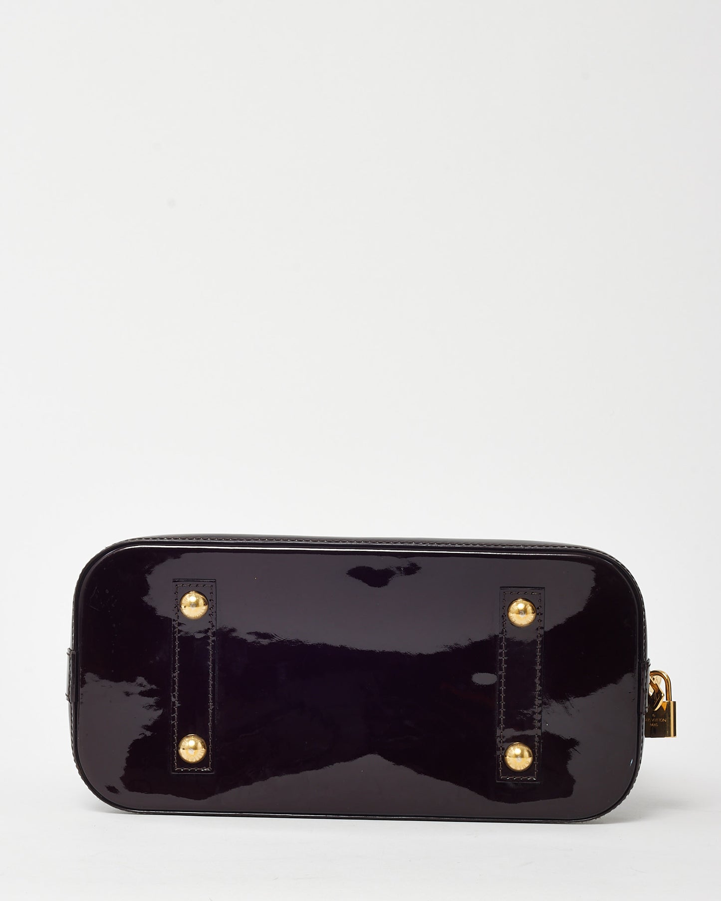 Louis Vuitton Purple Amarante Monogram Vernis Patent Leather Alma PM Bag