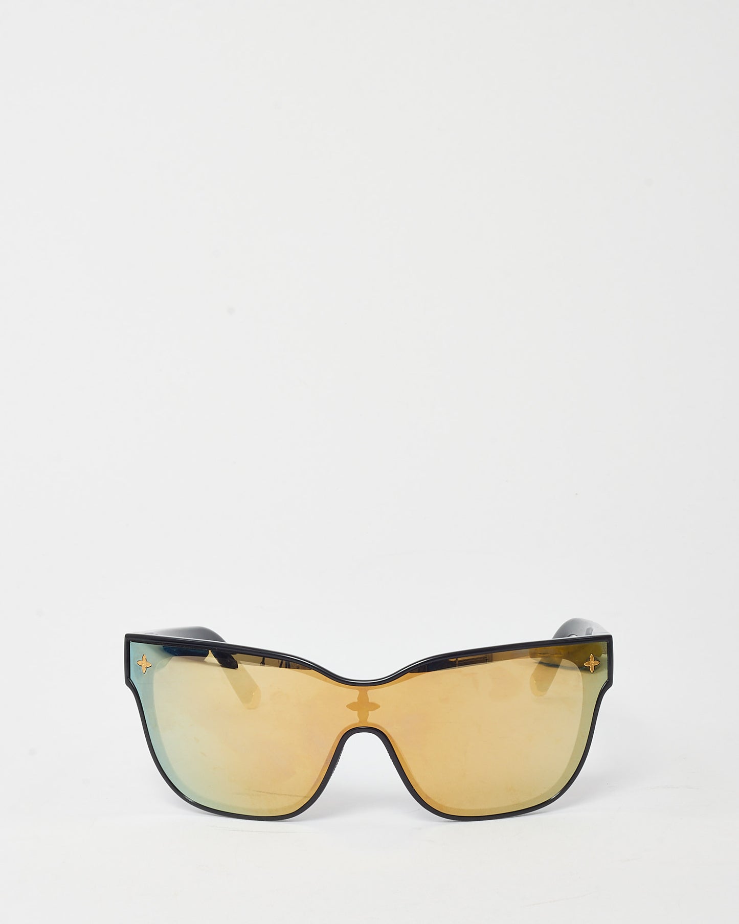 Louis Vuitton Black and Gold LV Shadow Z1843U Square Sunglasses