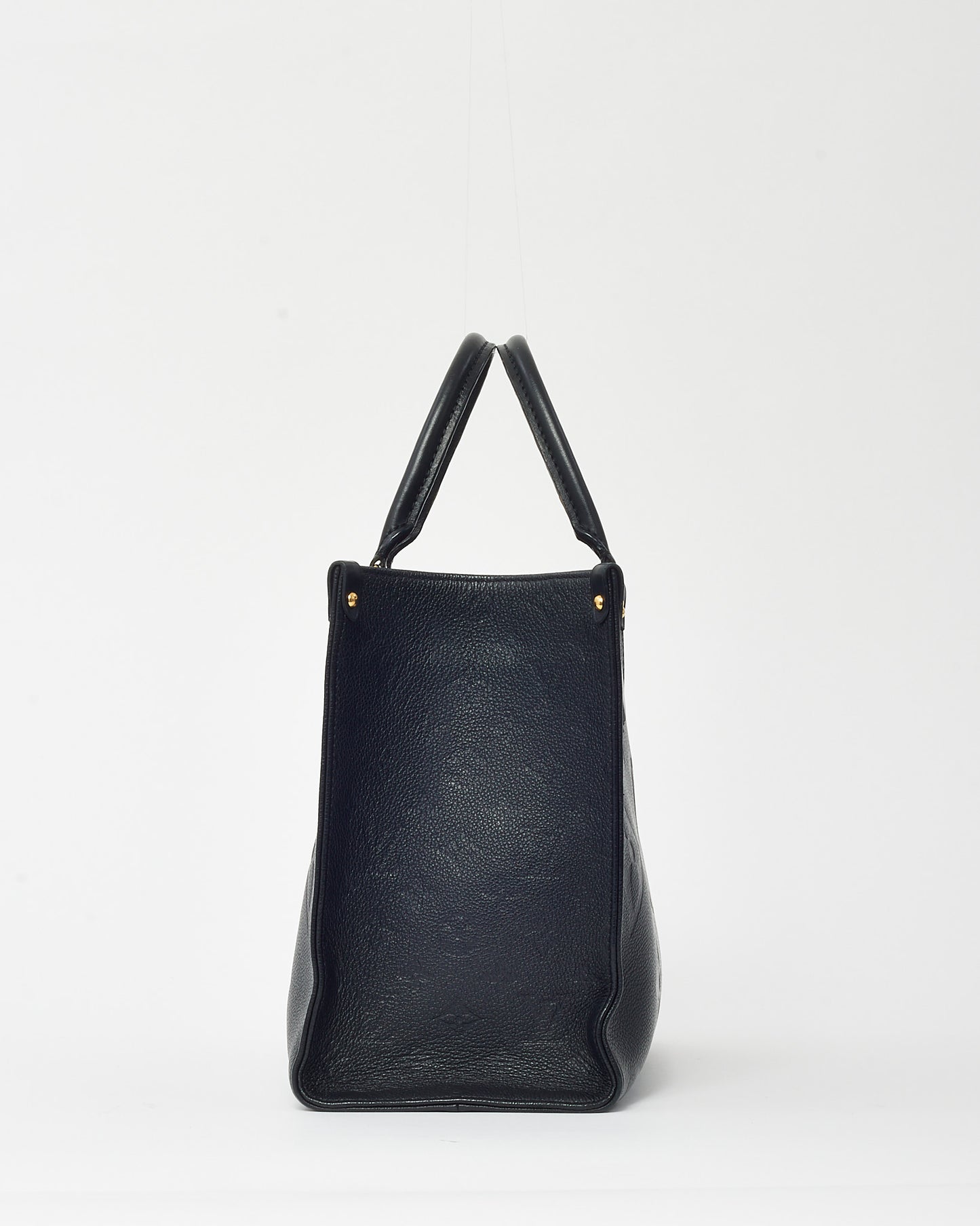 Louis Vuitton Black Monogram Empreinte Leather Onthego MM Bag