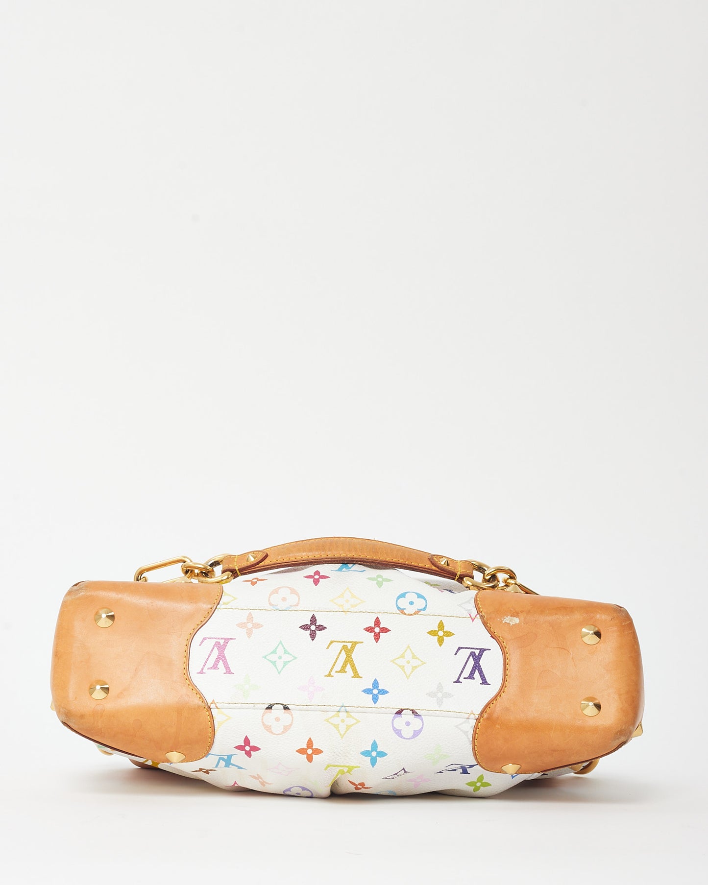 Louis Vuitton White & Multi Monogram Murakami Coated Canvas Judy MM Bag