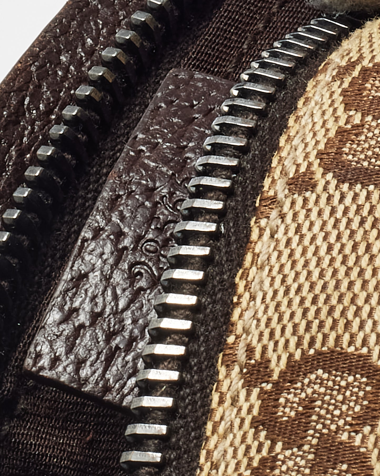 Gucci Beige and Brown Monogram GG Canvas Double Pocket Belt Bag