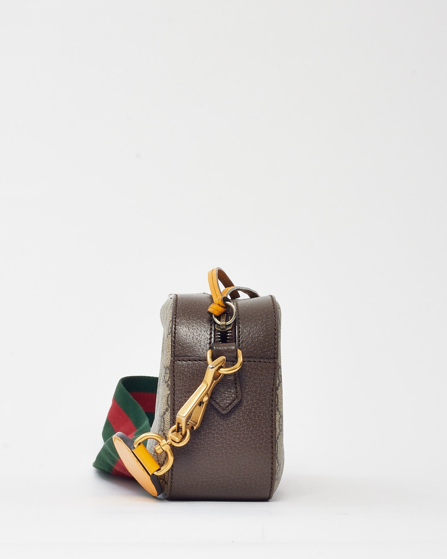 Gucci Beige and Brown GG Supreme Monogram Canvas Neo Vintage Web Camera Bag