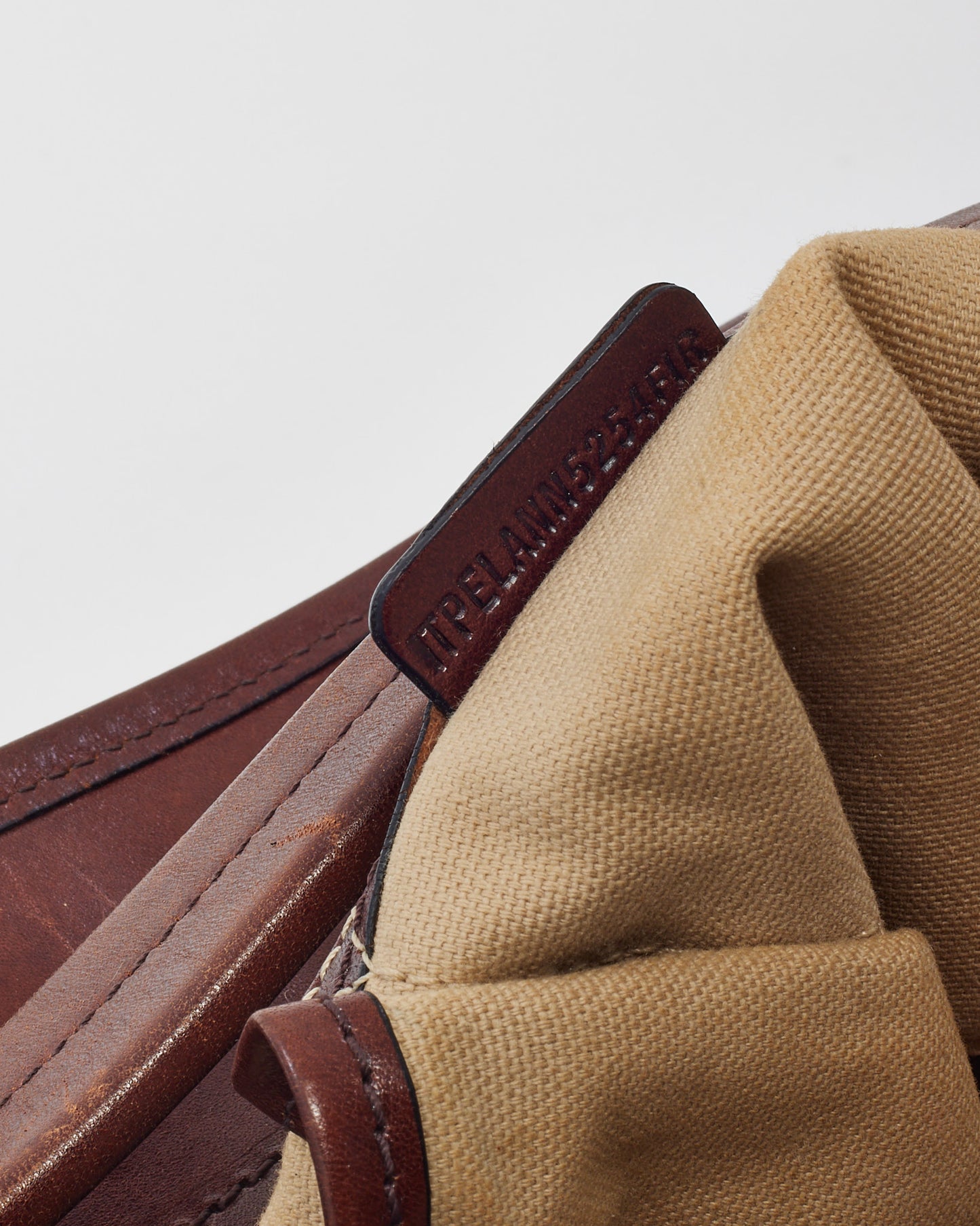 Burberry Brown Leather and Black/White Mega Nova Check Canvas Hobo Shoulder Bag