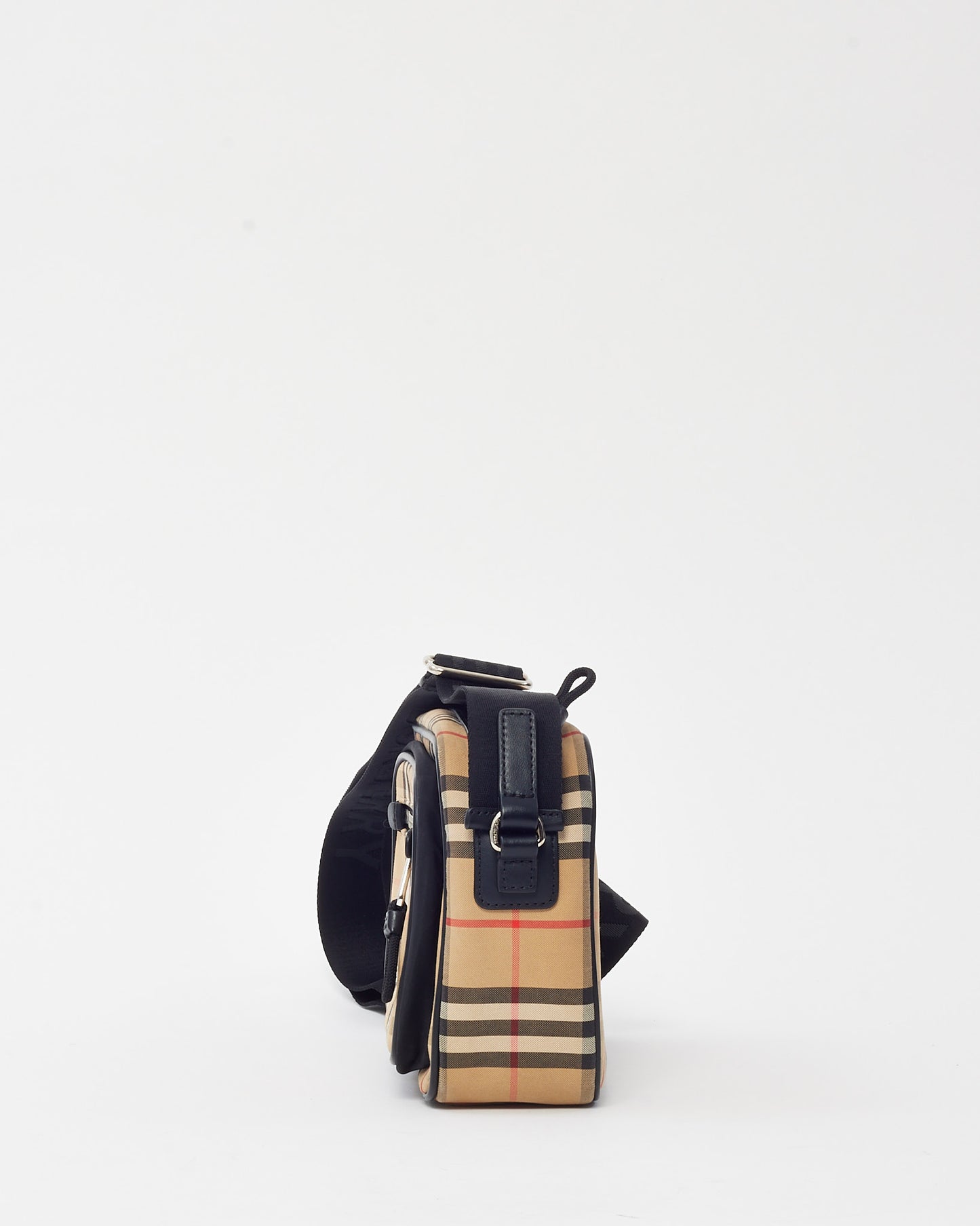 Burberry Beige Vintage Check Coated Canvas Paddy Small Crossbody Bag