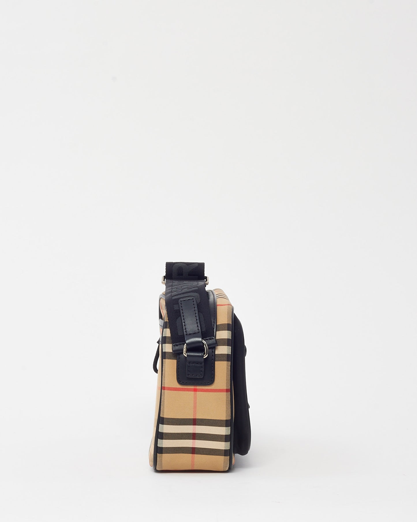 Burberry Beige Vintage Check Coated Canvas Paddy Small Crossbody Bag