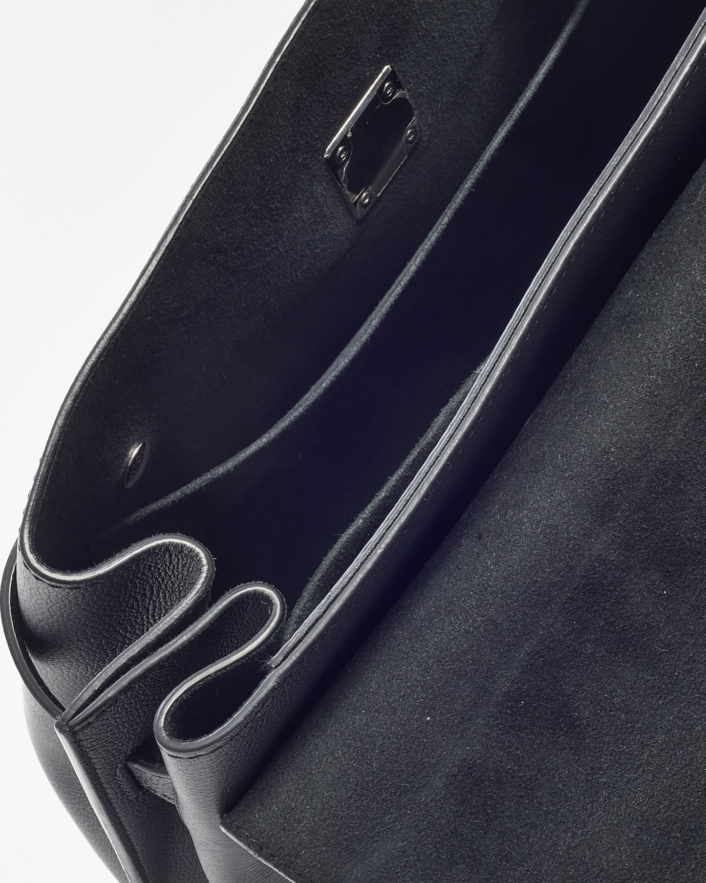 Louis Vuitton Black Soft Calf Leather Lockme Ever MM 2Way Bag with Strap