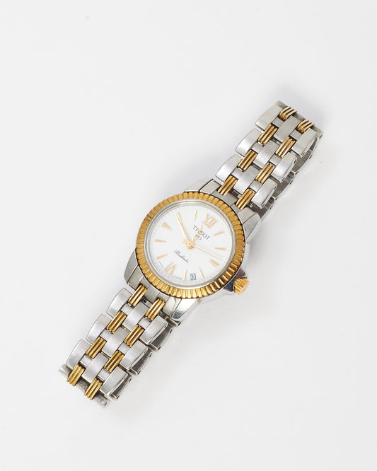 Tissot Stainless Steel and Gold Two-Tone Ballade C417/517 Sapphire Crystal Watch 24mm