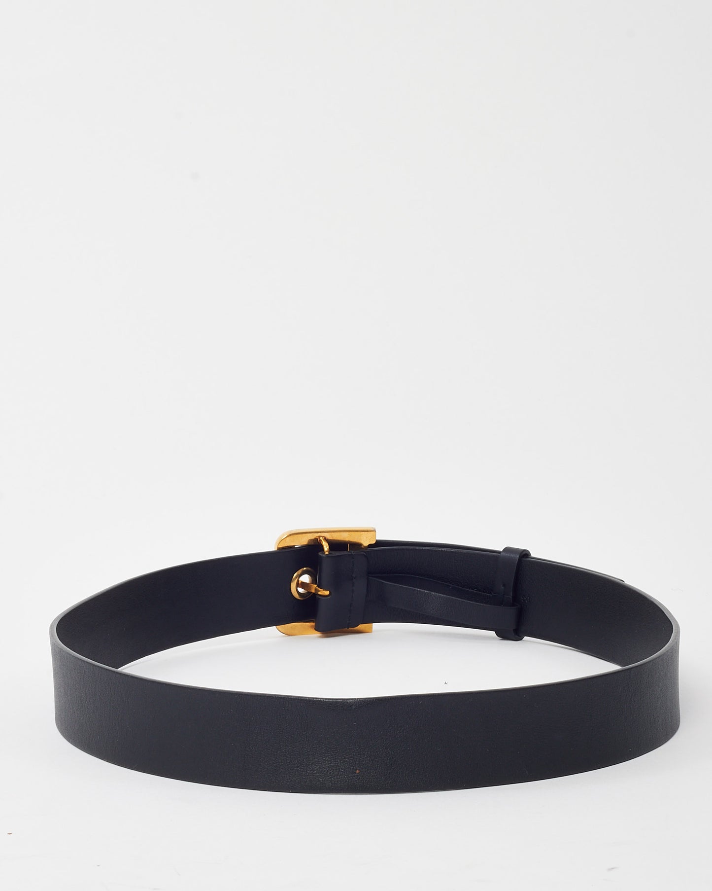 Ceinture noire D-Fence en cuir de veau noir Dior - 85