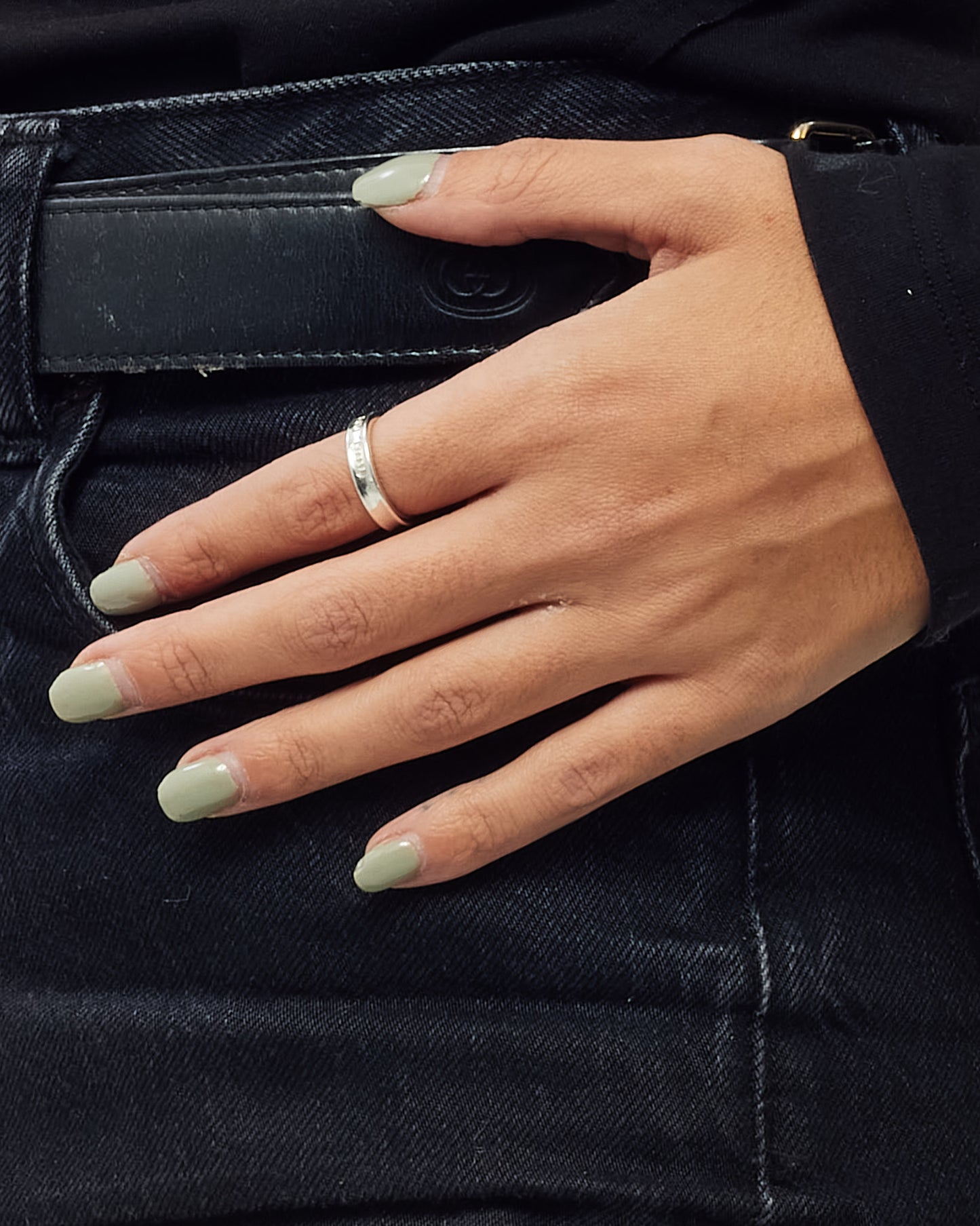 Tiffany & Co. Silver Tiffany 1837 Narrow Ring - 5