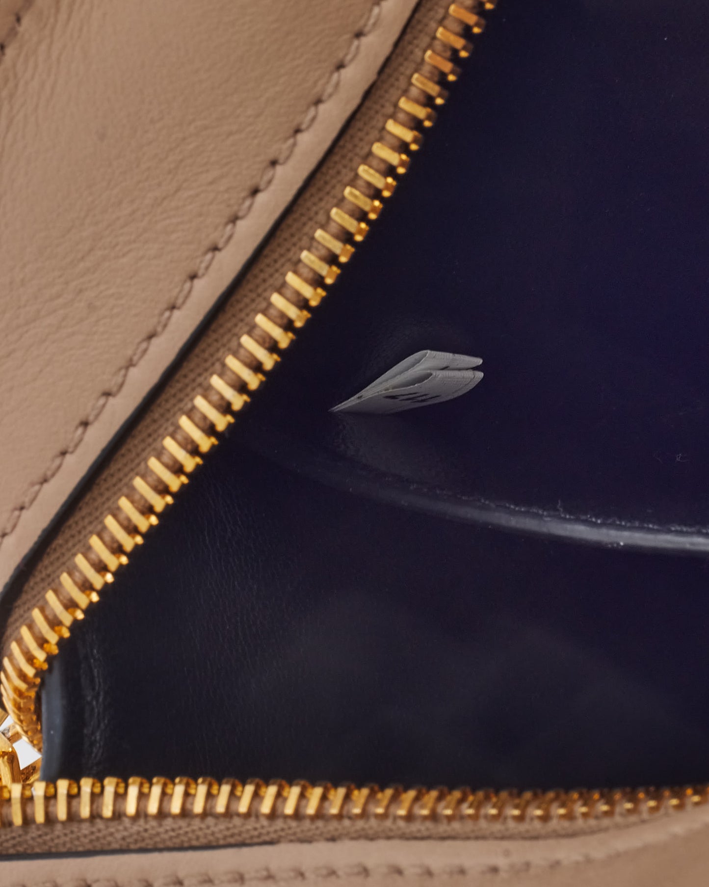 Prada Beige Cipria Saffiano and City Calf Leather Logo Bandoliera Crossbody Bag