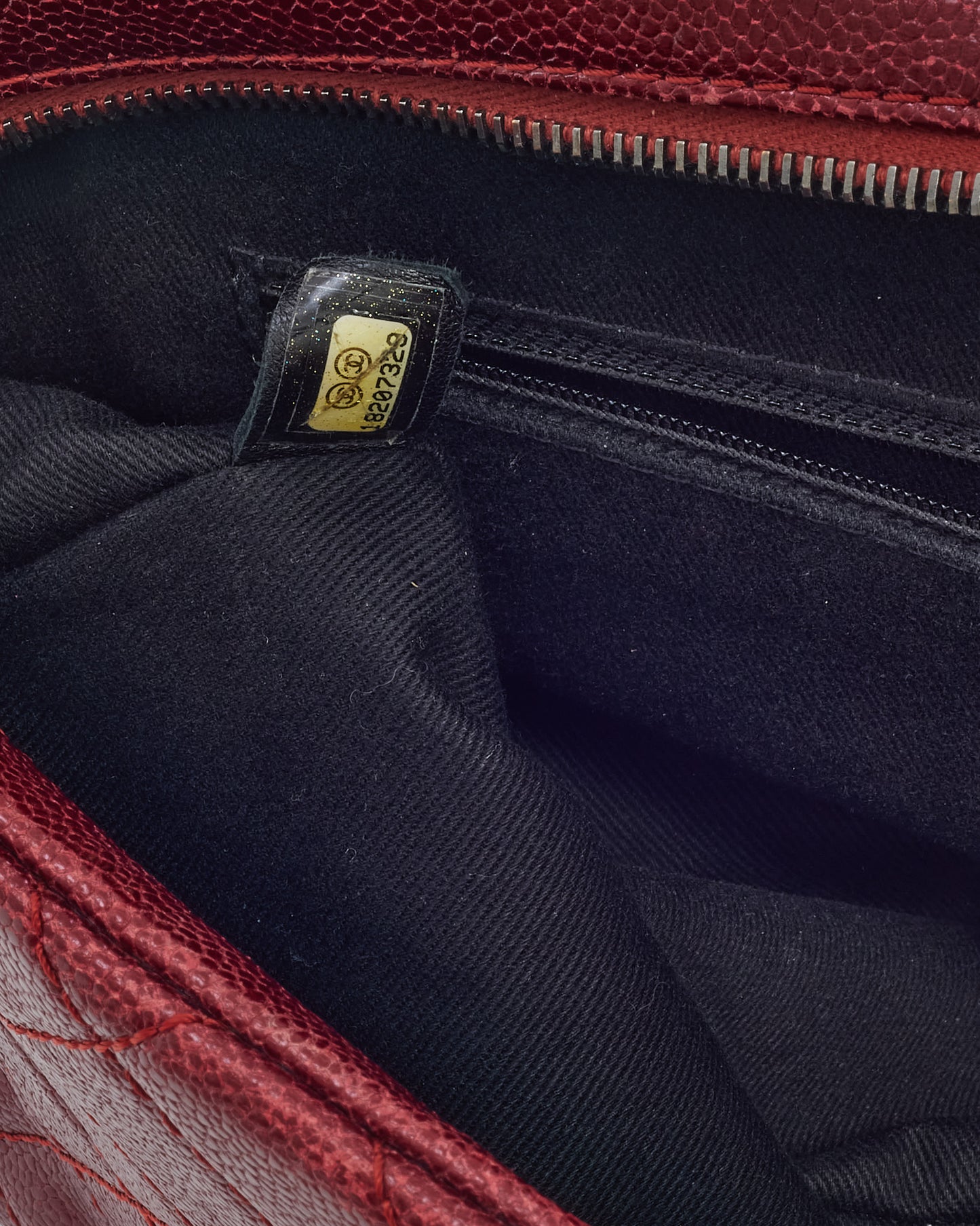 Chanel Burgundy Red Quilted Caviar Leather Jumbo Easy Flap Shoulder Bag SHW