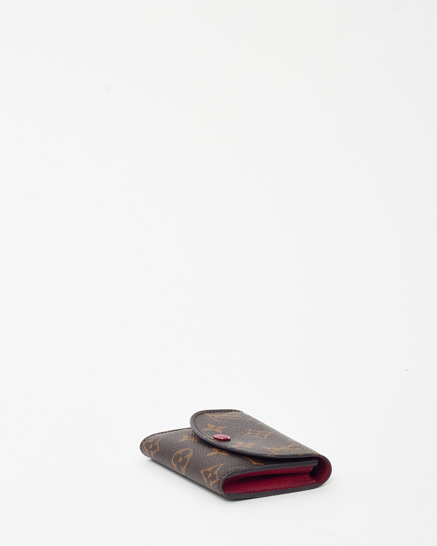 Louis Vuitton Fuchsia and Monogram Canvas Rosalie Coin Purse Wallet