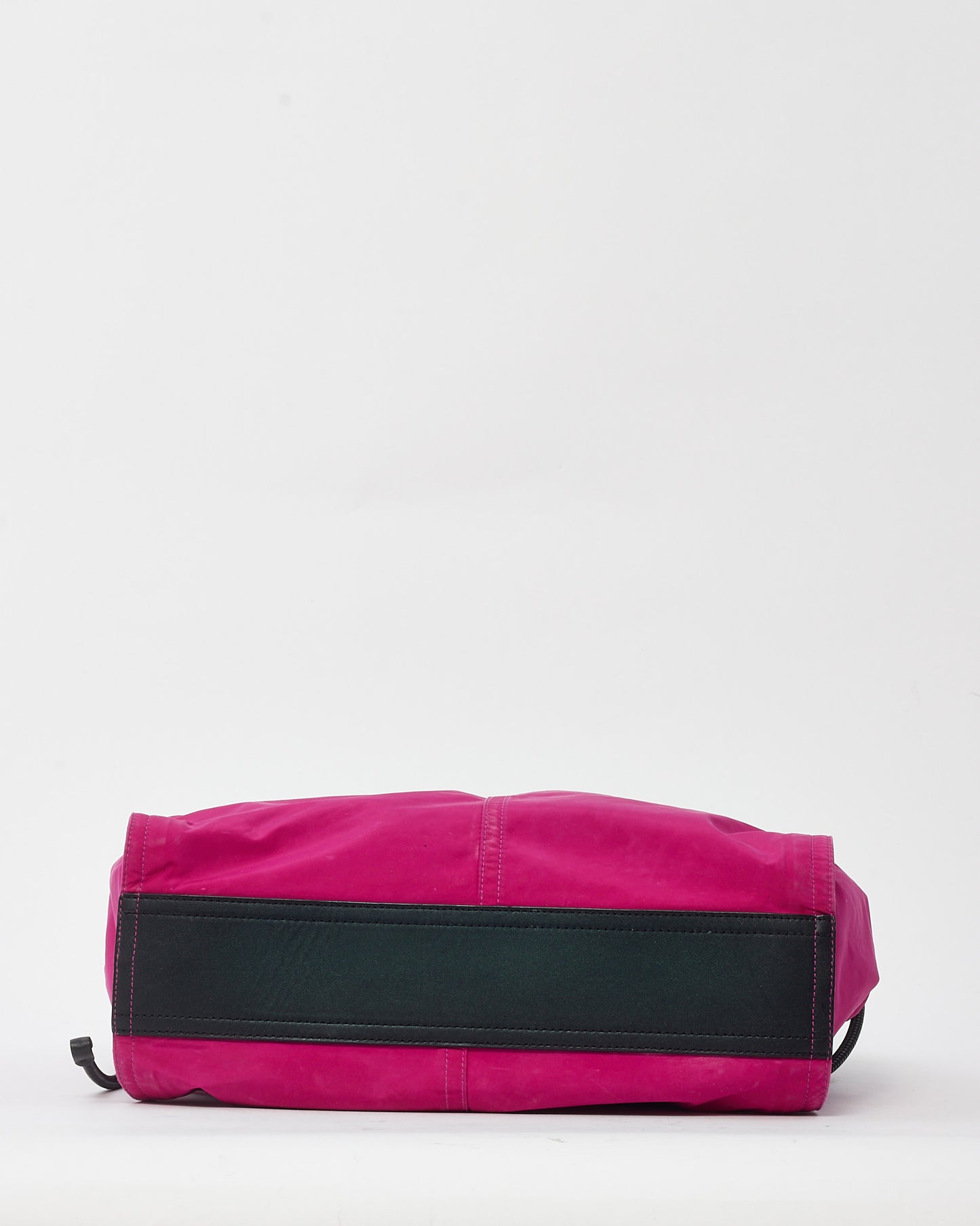 Burberry Pink Nylon Check Interior Package Tote Bag