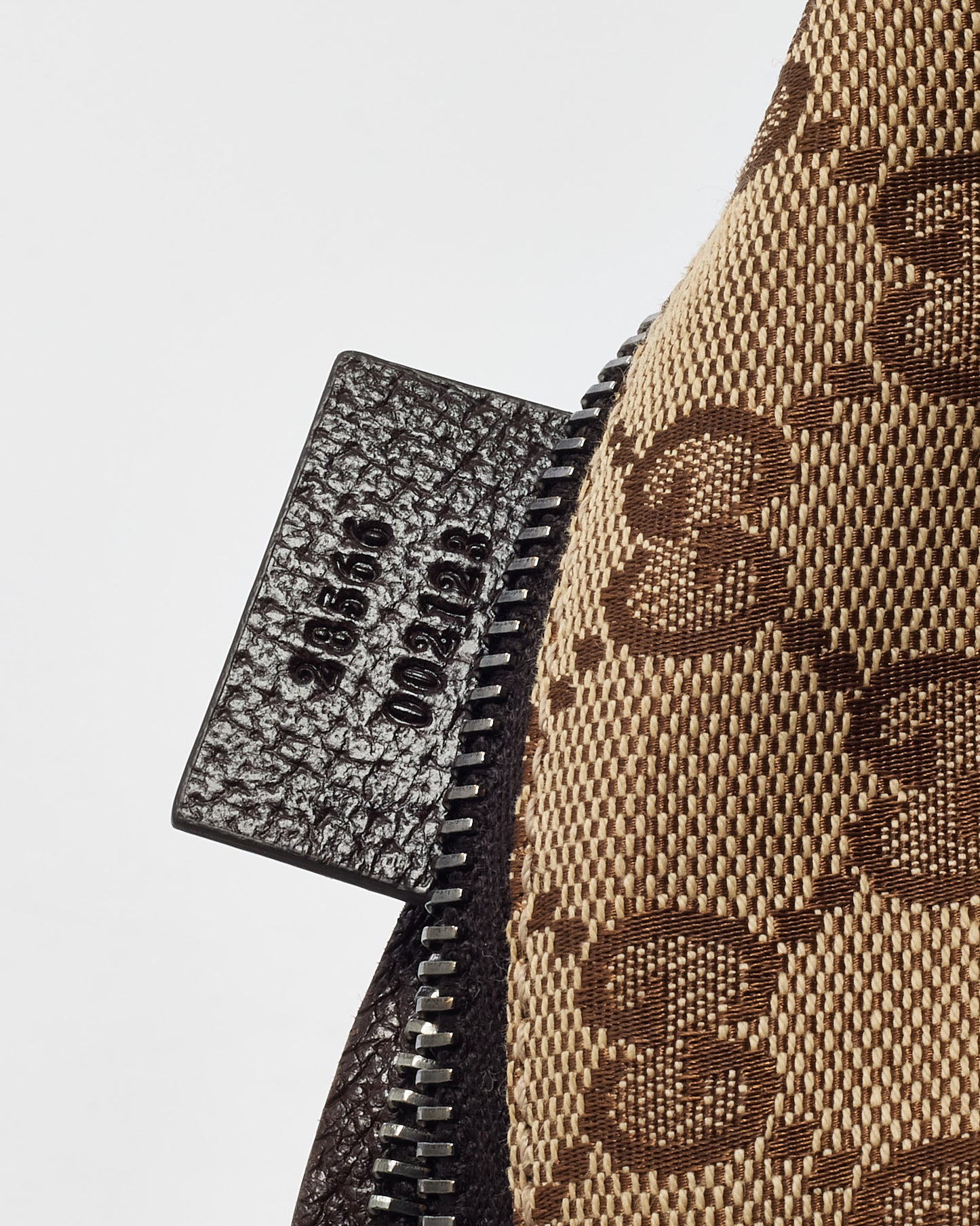 Gucci Beige and Brown Monogram GG Canvas Double Pocket Belt Bag