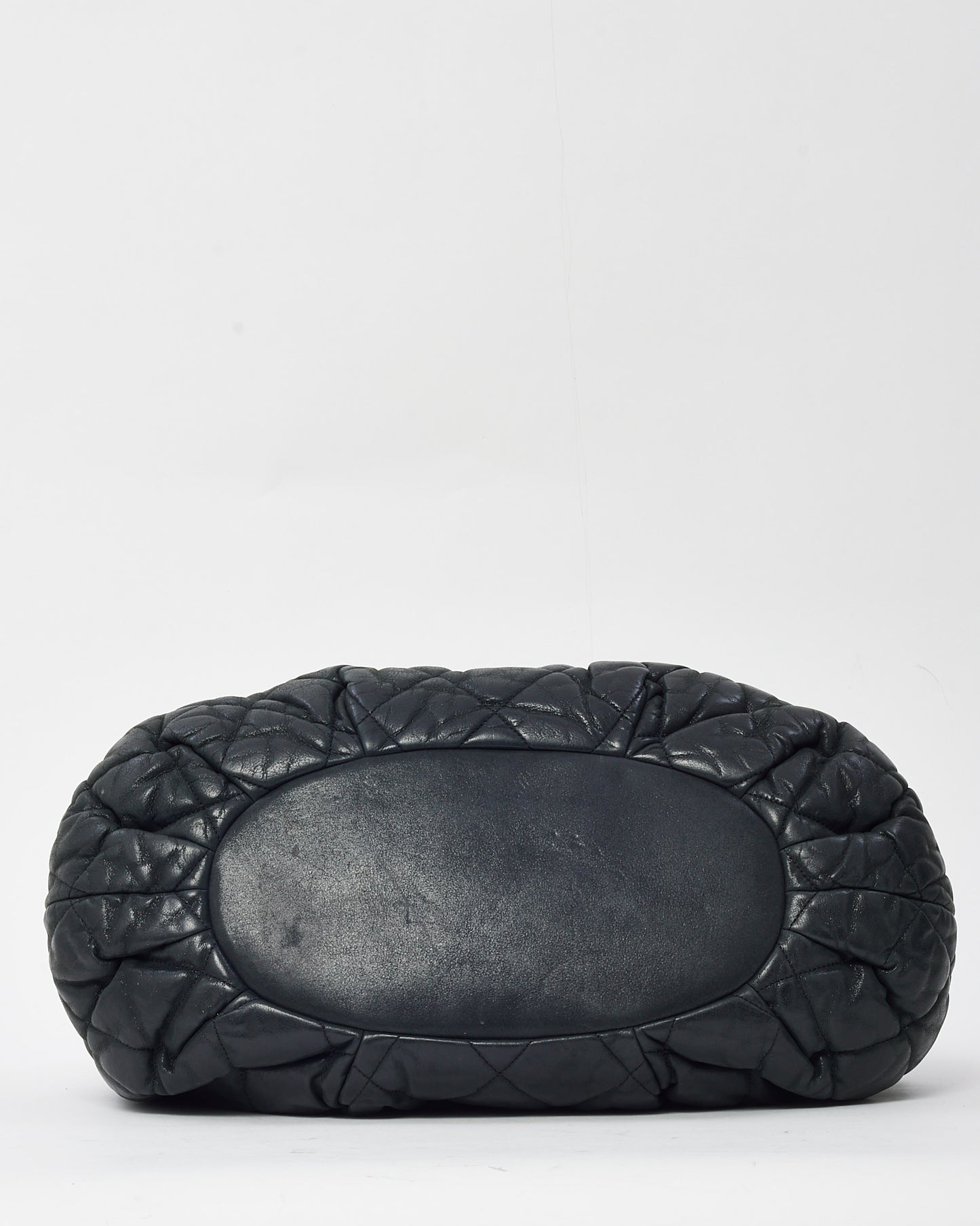 Chanel Black Distressed Calfskin Leather "In The Mix" 2Way Tote Bag