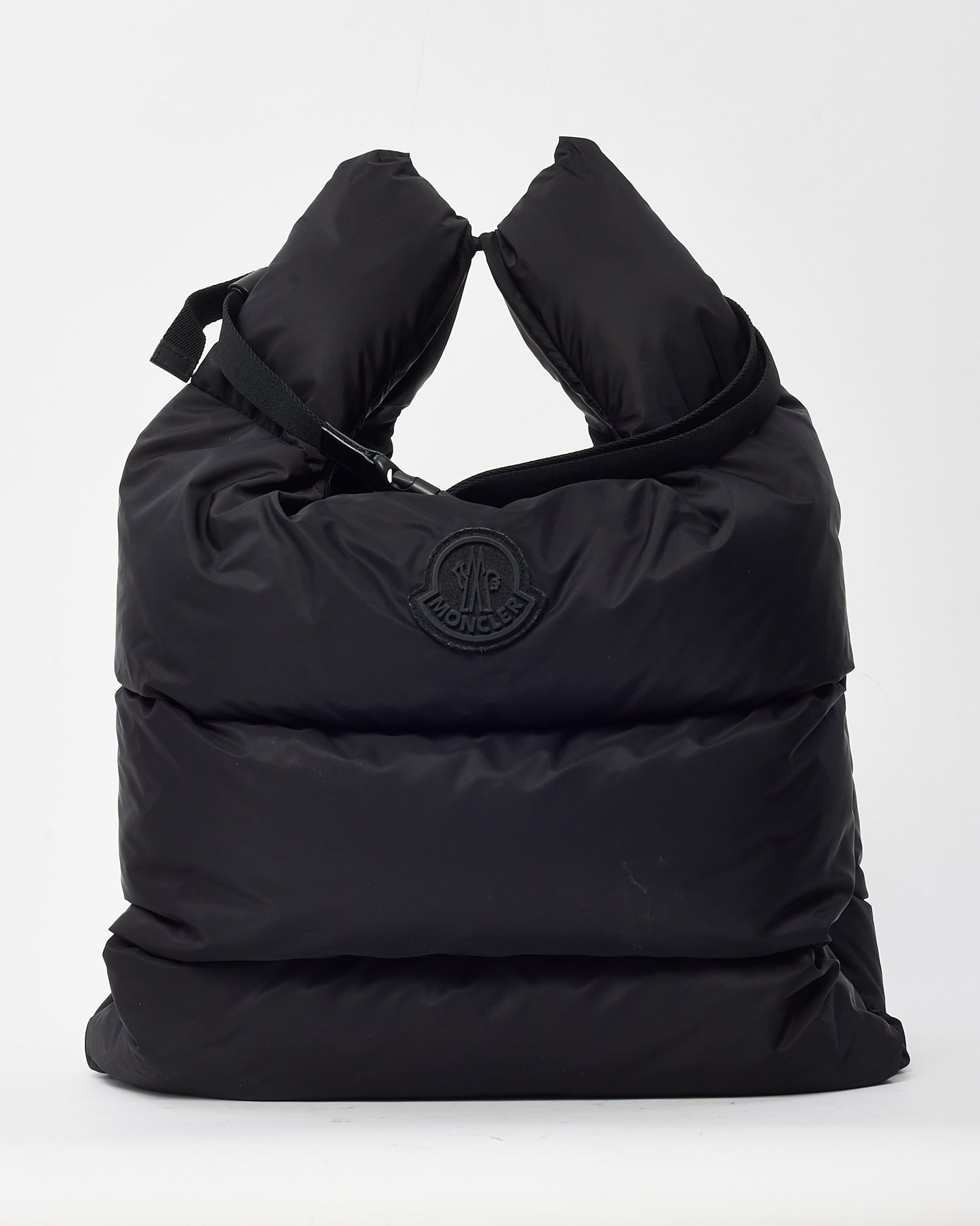 Moncler Black Shell Puffer Legere Tote XL with Strap