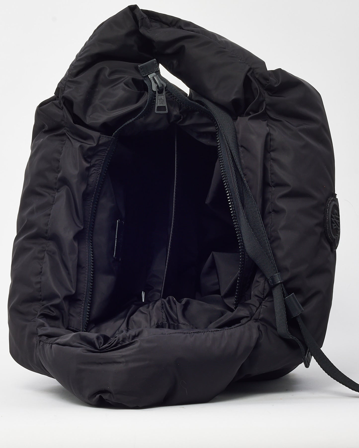 Moncler Black Shell Puffer Legere Tote XL with Strap