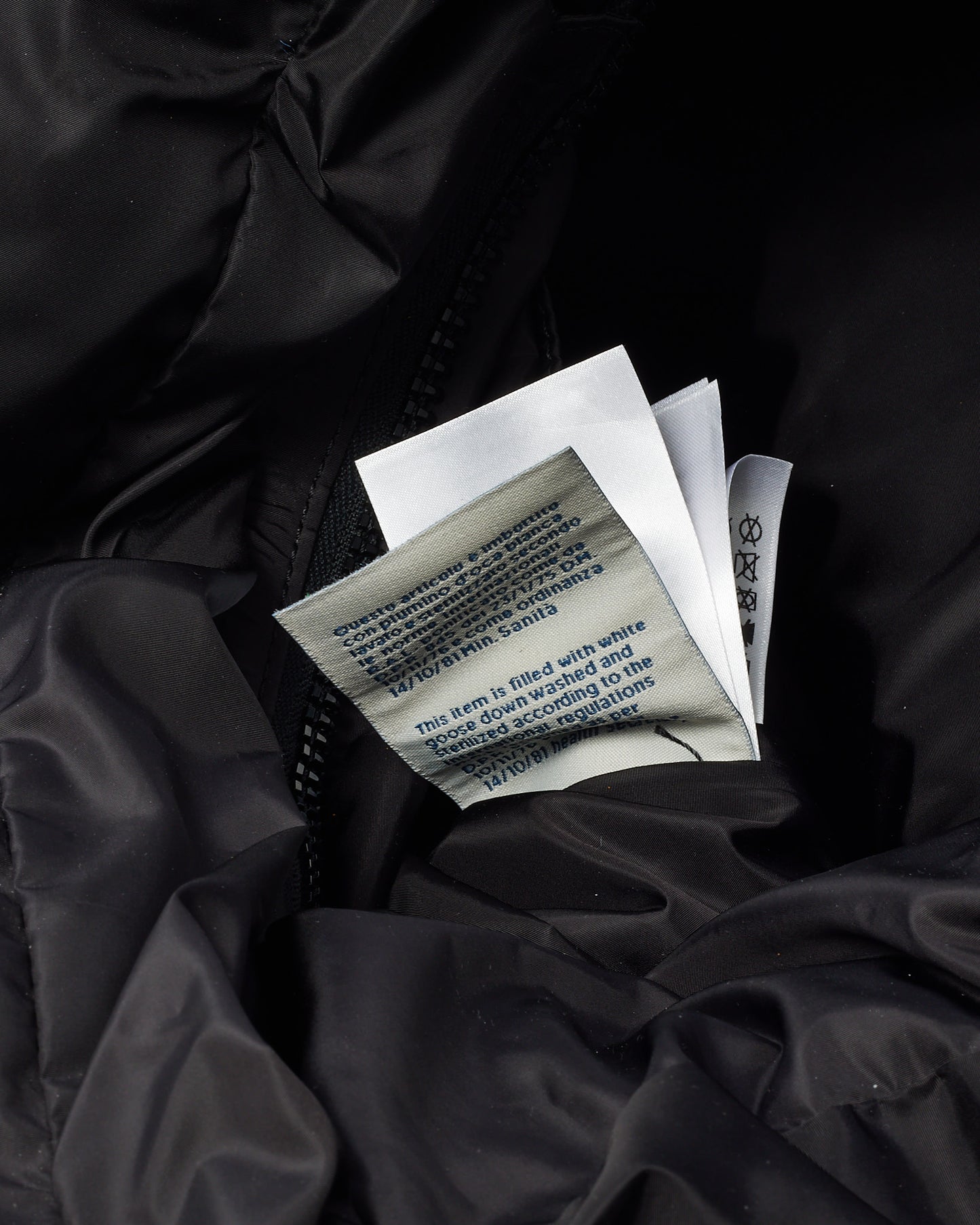 Moncler Black Shell Puffer Legere Tote XL with Strap