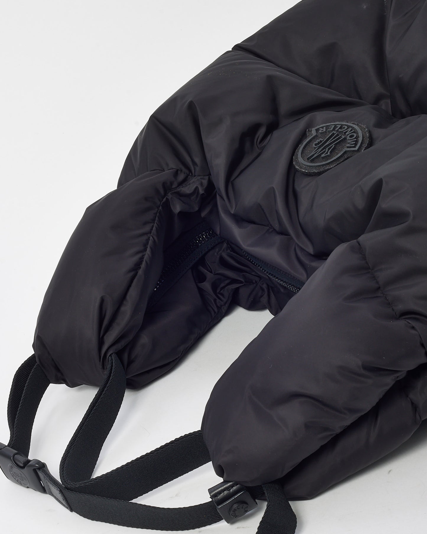 Moncler Black Shell Puffer Legere Tote XL with Strap